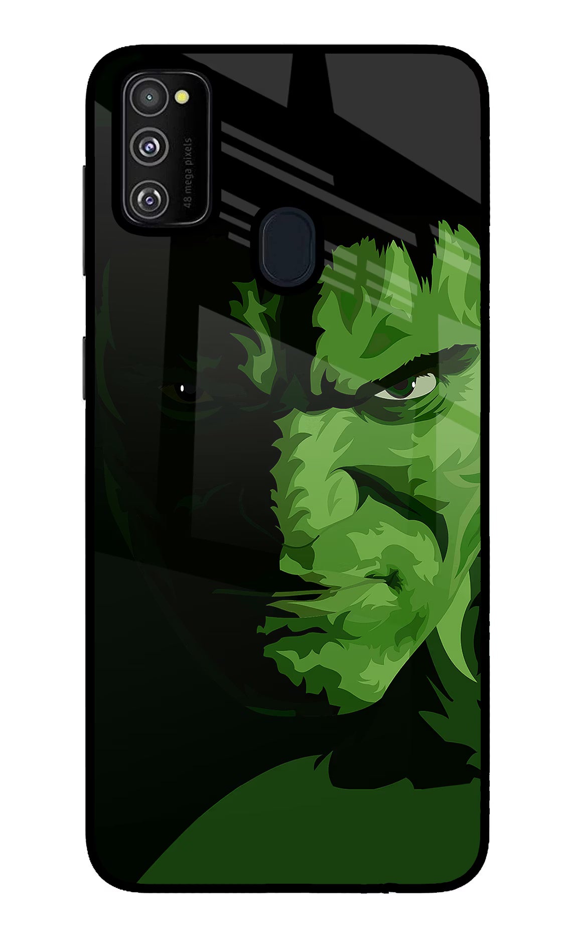 HULK Samsung M21 2020 Glass Case - HULK Samsung M21 2020 Glass Case HULK Samsung M21 2020 Glass Case