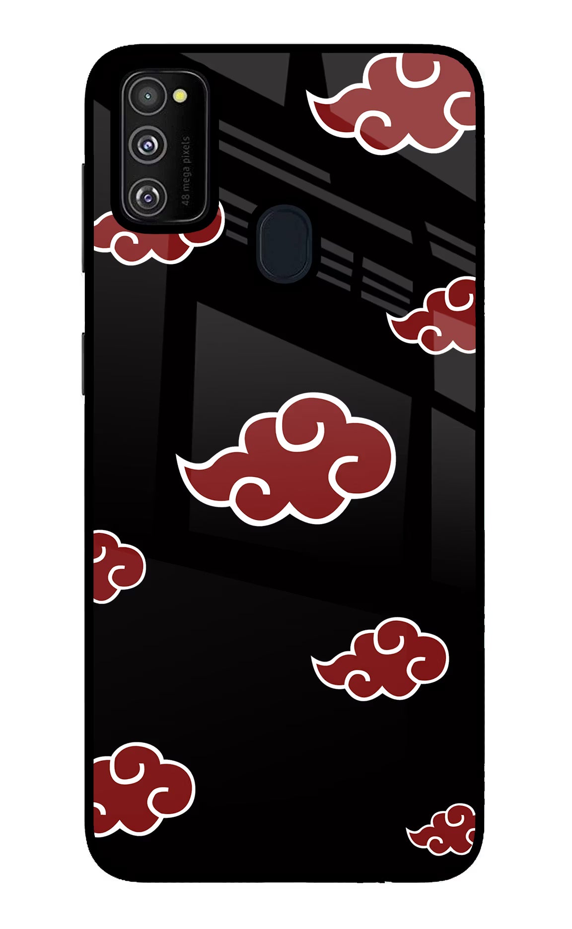 Akatsuki Samsung M21 2020 Back Cover - Akatsuki Samsung M21 2020 Glass Case Back Cover by Casekaro Akatsuki Samsung M21 2020 Glass Case Back Cover by Casekaro