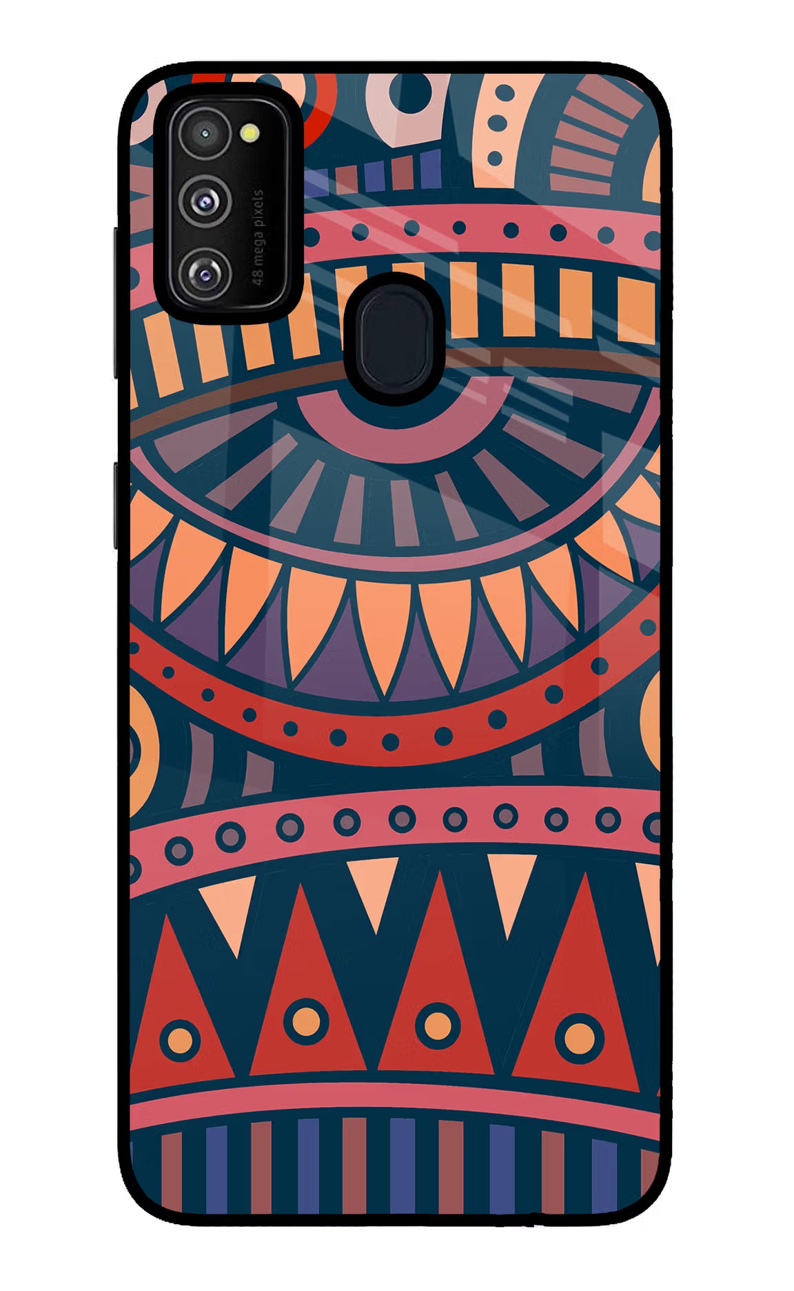 African Culture Design Samsung M21 2020 Back Cover - African Culture Design Samsung M21 2020 Glass Case Back Cover by Casekaro African Culture Design Samsung M21 2020 Glass Case Back Cover by Casekaro