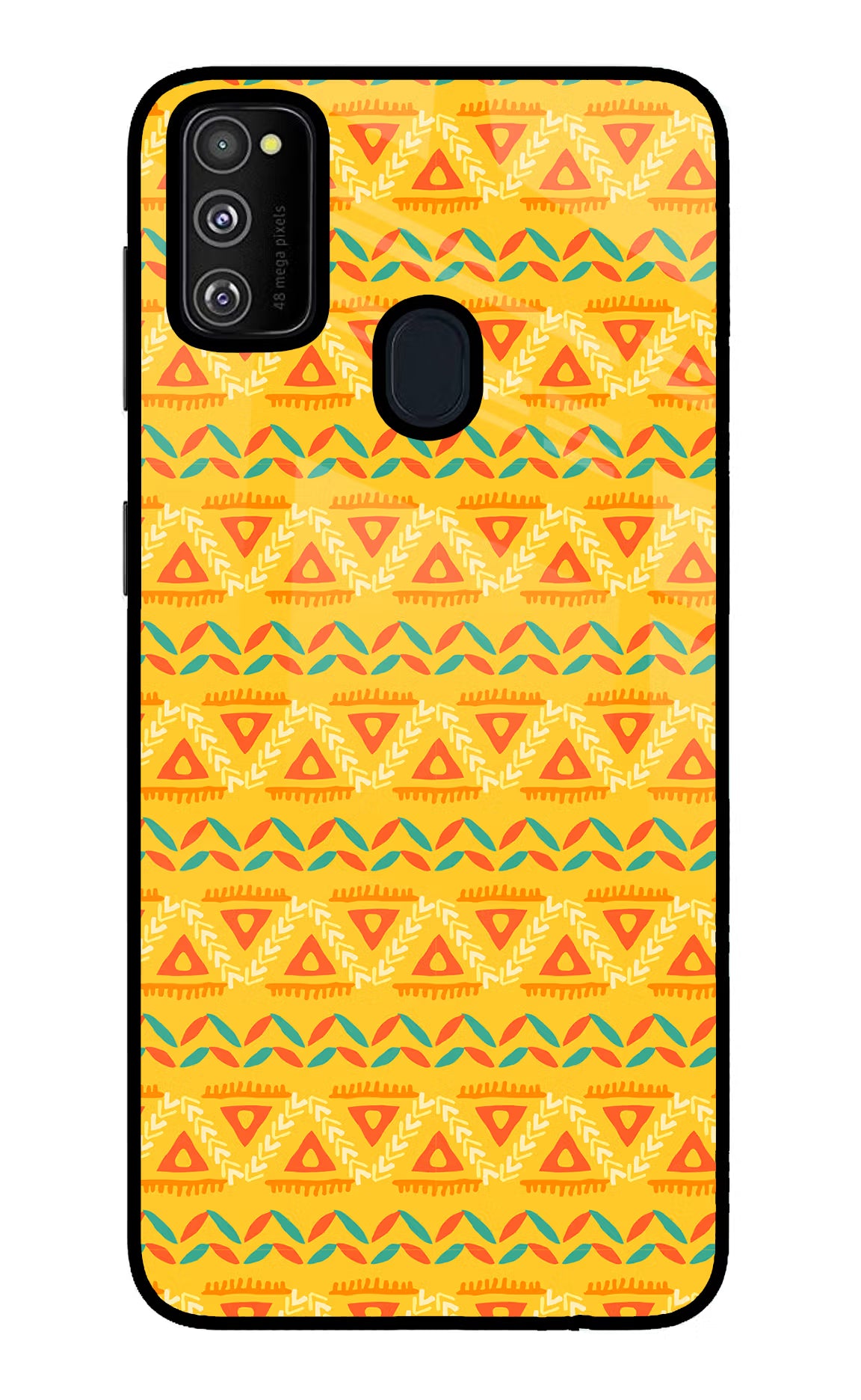 Tribal Pattern Samsung M21 2020 Glass Case - Tribal Pattern Samsung M21 2020 Glass Case Tribal Pattern Samsung M21 2020 Glass Case