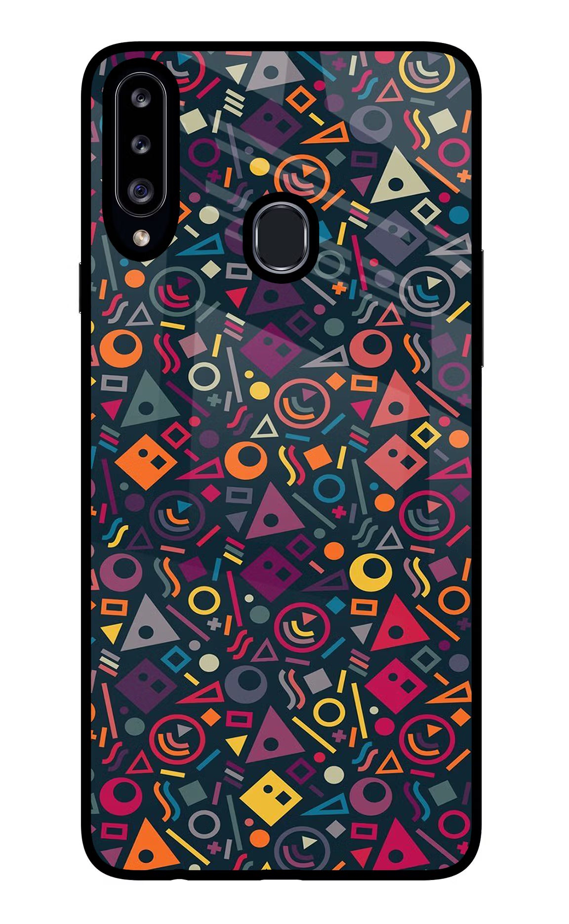 Geometric Abstract Samsung A20s Glass Case - Geometric Abstract Samsung A20s Glass Case Geometric Abstract Samsung A20s Glass Case