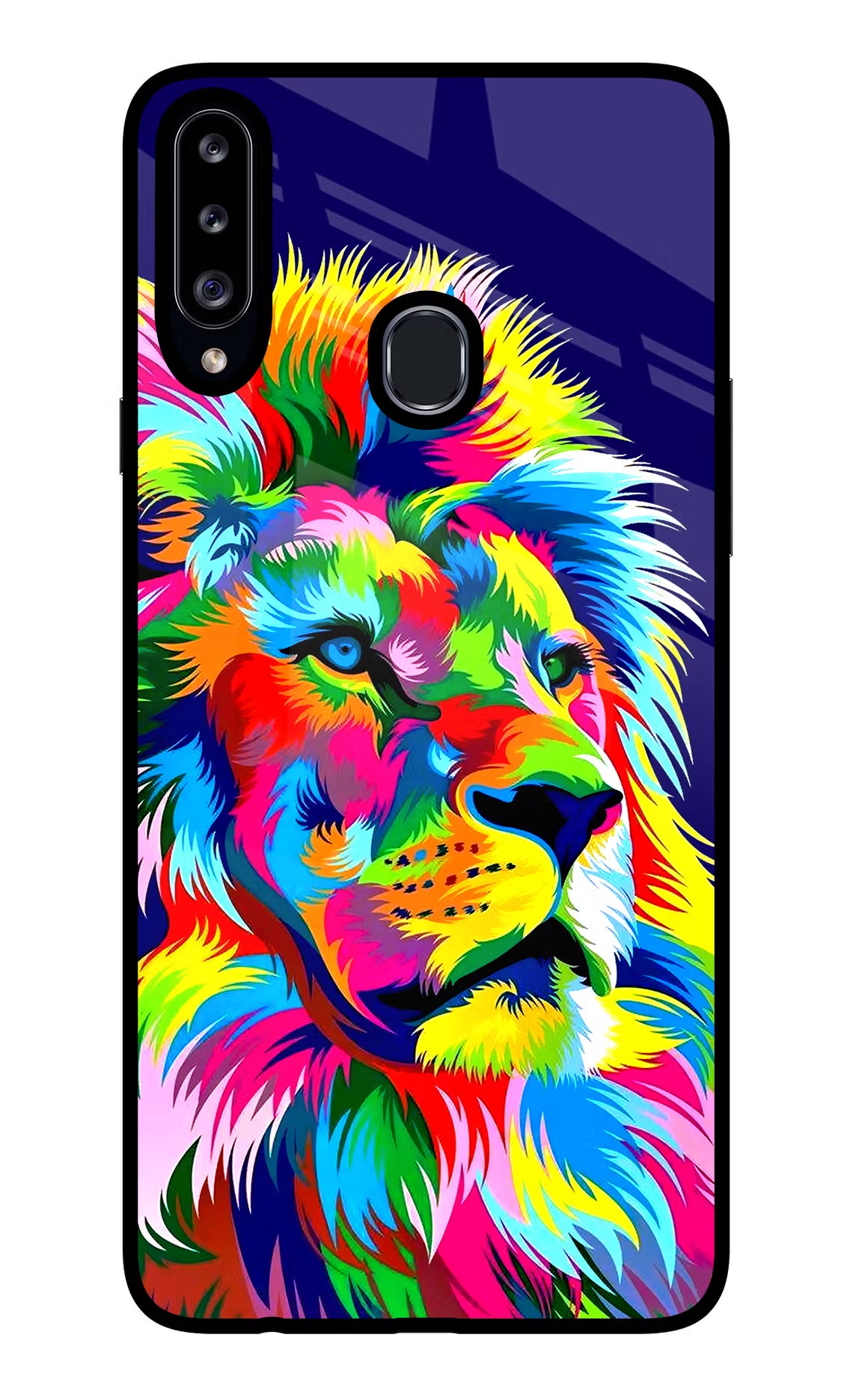 Vector Art Lion Samsung A20s Glass Case - Vector Art Lion Samsung A20s Glass Case Vector Art Lion Samsung A20s Glass Case