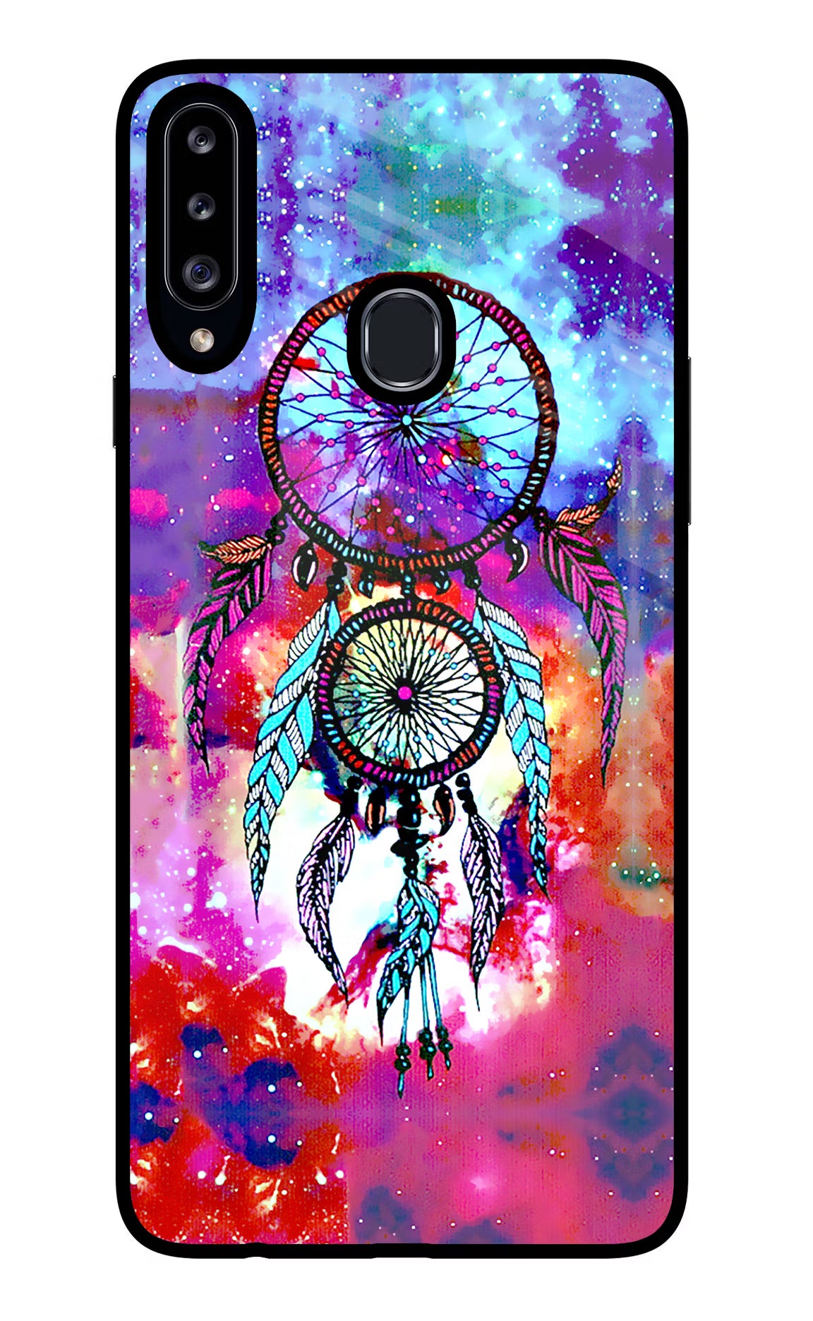 Dream Catcher Abstract Samsung A20s Glass Case - Dream Catcher Abstract Samsung A20s Glass Case Dream Catcher Abstract Samsung A20s Glass Case
