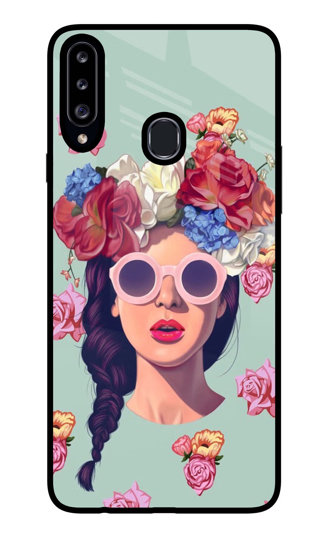 Pretty Girl Samsung A20s Glass Case - Pretty Girl Samsung A20s Glass Case Pretty Girl Samsung A20s Glass Case