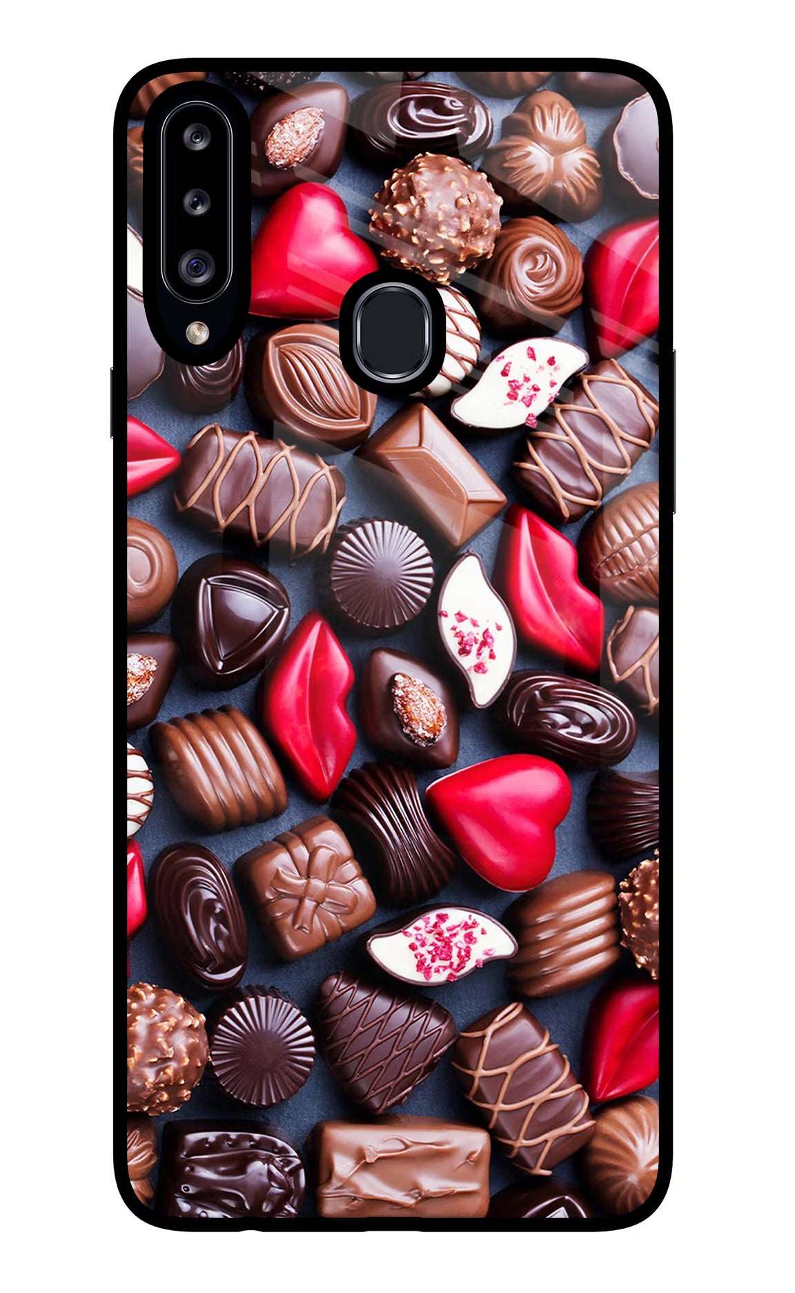 Chocolates Samsung A20s Glass Case - Chocolates Samsung A20s Glass Case Chocolates Samsung A20s Glass Case