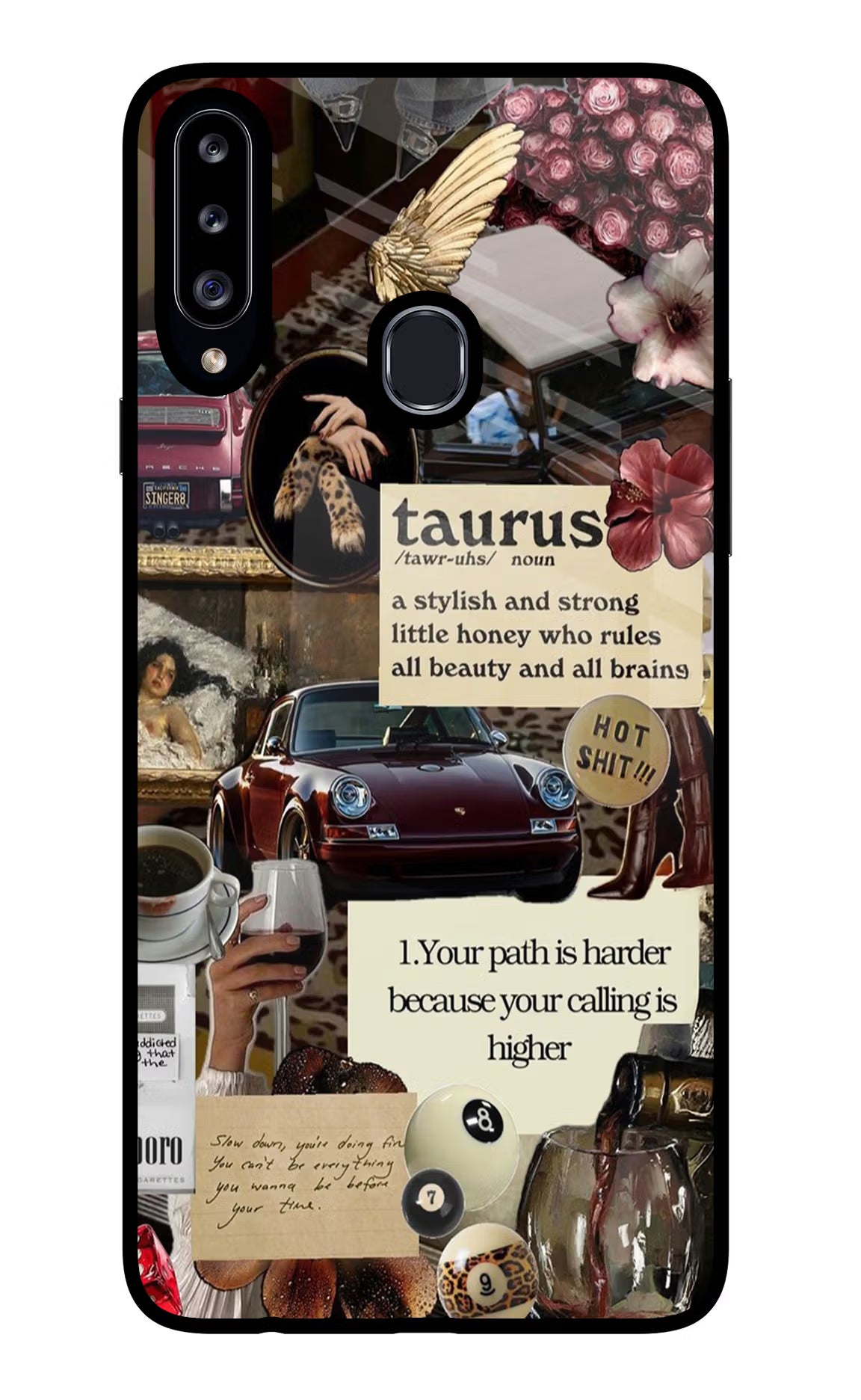 Taurus Zodiac Samsung A20s Glass Case - Taurus Zodiac Samsung A20s Glass Case Taurus Zodiac Samsung A20s Glass Case