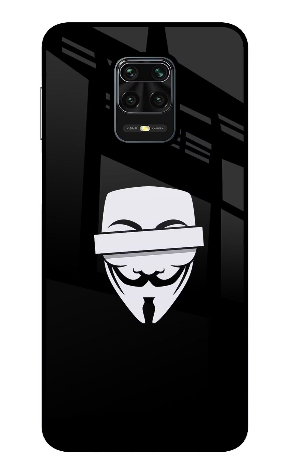Anonymous Face Redmi Note 9 Pro/Pro Max Glass Case - Anonymous Face Redmi Note 9 Pro/Pro Max Glass Case Anonymous Face Redmi Note 9 Pro/Pro Max Glass Case