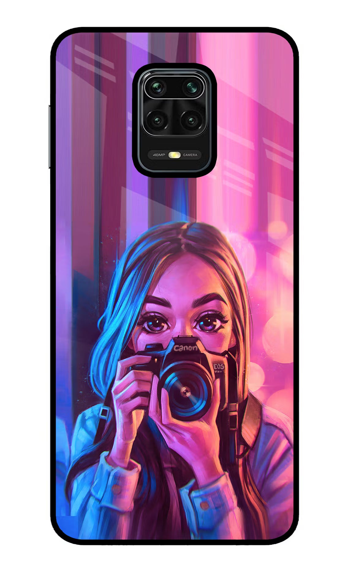 Girl Photographer Redmi Note 9 Pro/Pro Max Glass Case - Girl Photographer Redmi Note 9 Pro/Pro Max Glass Case Girl Photographer Redmi Note 9 Pro/Pro Max Glass Case