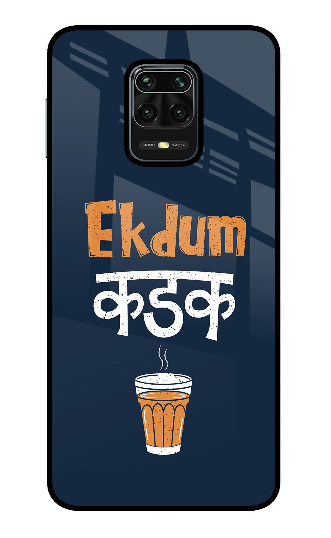 Ekdum Kadak Chai Redmi Note 9 Pro/Pro Max Glass Case - Ekdum Kadak Chai Redmi Note 9 Pro/Pro Max Glass Case Ekdum Kadak Chai Redmi Note 9 Pro/Pro Max Glass Case