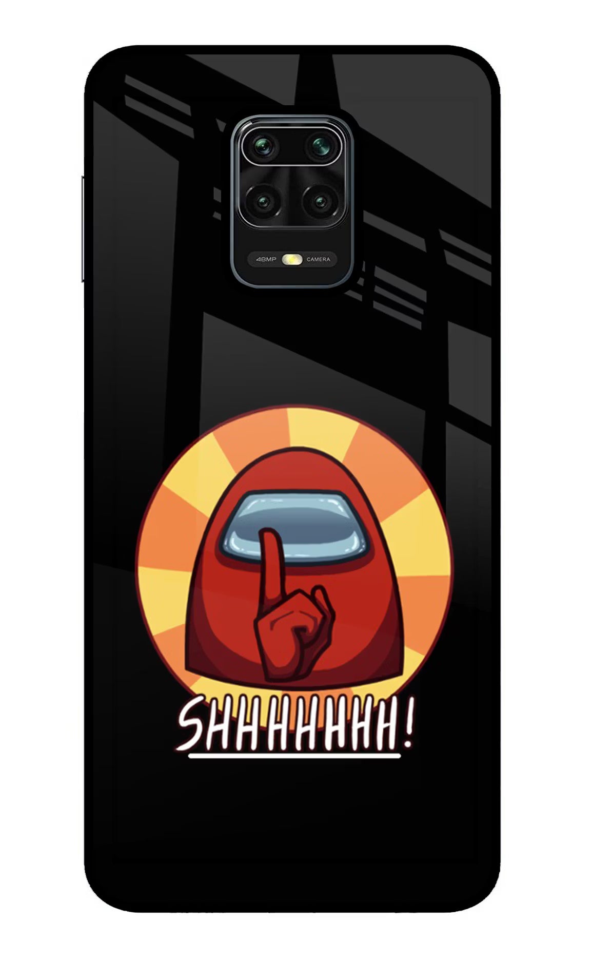 Among Us Shhh! Redmi Note 9 Pro/Pro Max Glass Case - Among Us Shhh! Redmi Note 9 Pro/Pro Max Glass Case Among Us Shhh! Redmi Note 9 Pro/Pro Max Glass Case