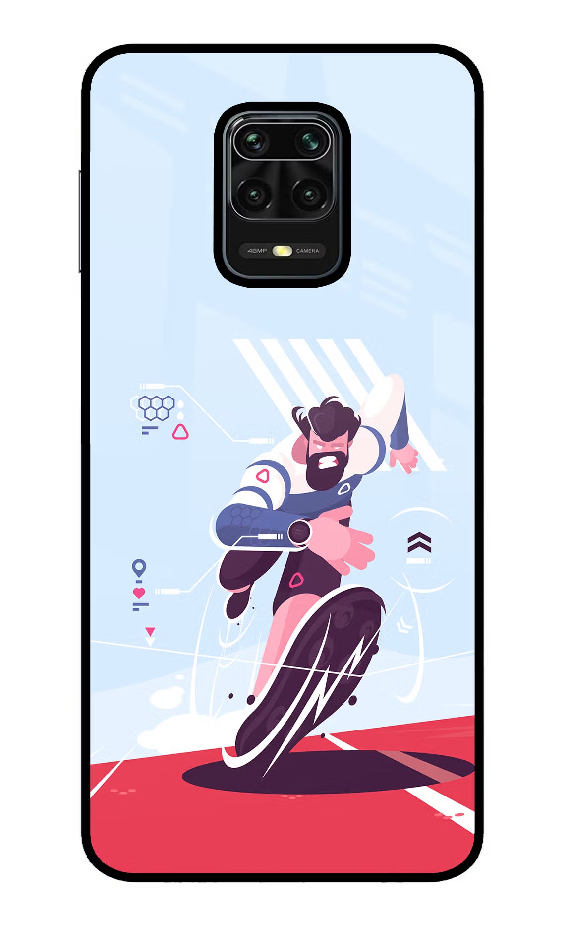 Run Pro Redmi Note 9 Pro/Pro Max Glass Case - Run Pro Redmi Note 9 Pro/Pro Max Glass Case Run Pro Redmi Note 9 Pro/Pro Max Glass Case