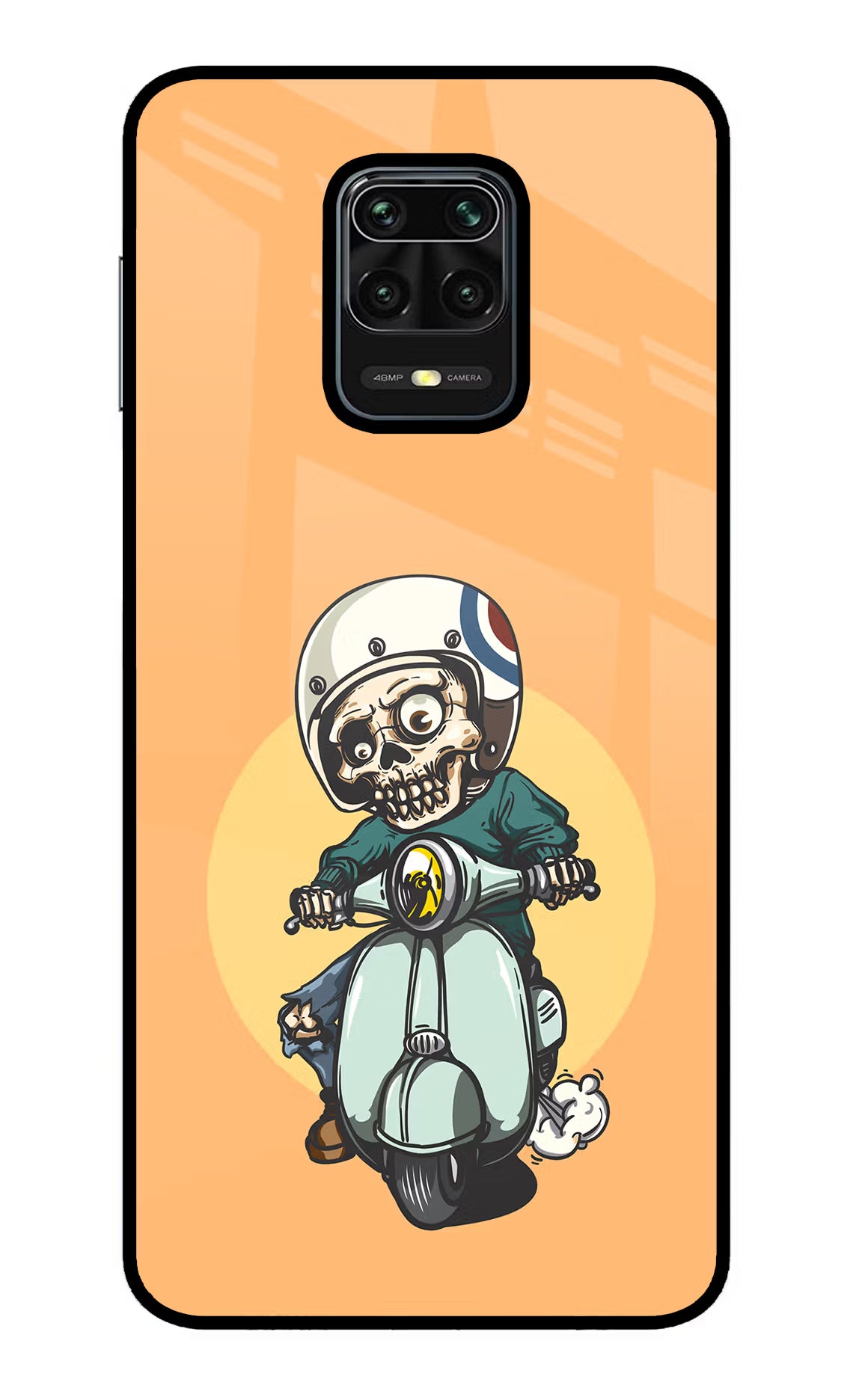 Undead Biker Redmi Note 9 Pro/Pro Max Glass Case - Undead Biker Redmi Note 9 Pro/Pro Max Glass Case Undead Biker Redmi Note 9 Pro/Pro Max Glass Case
