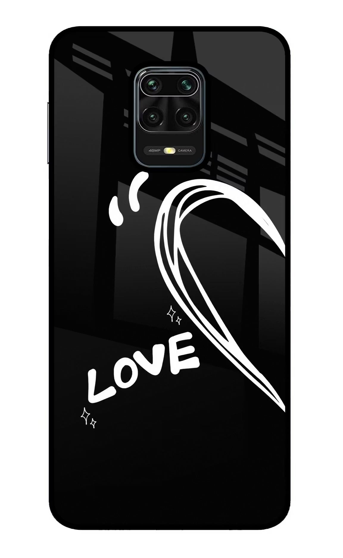 Love Line Redmi Note 9 Pro/Pro Max Glass Case - Love Line Redmi Note 9 Pro/Pro Max Glass Case Love Line Redmi Note 9 Pro/Pro Max Glass Case