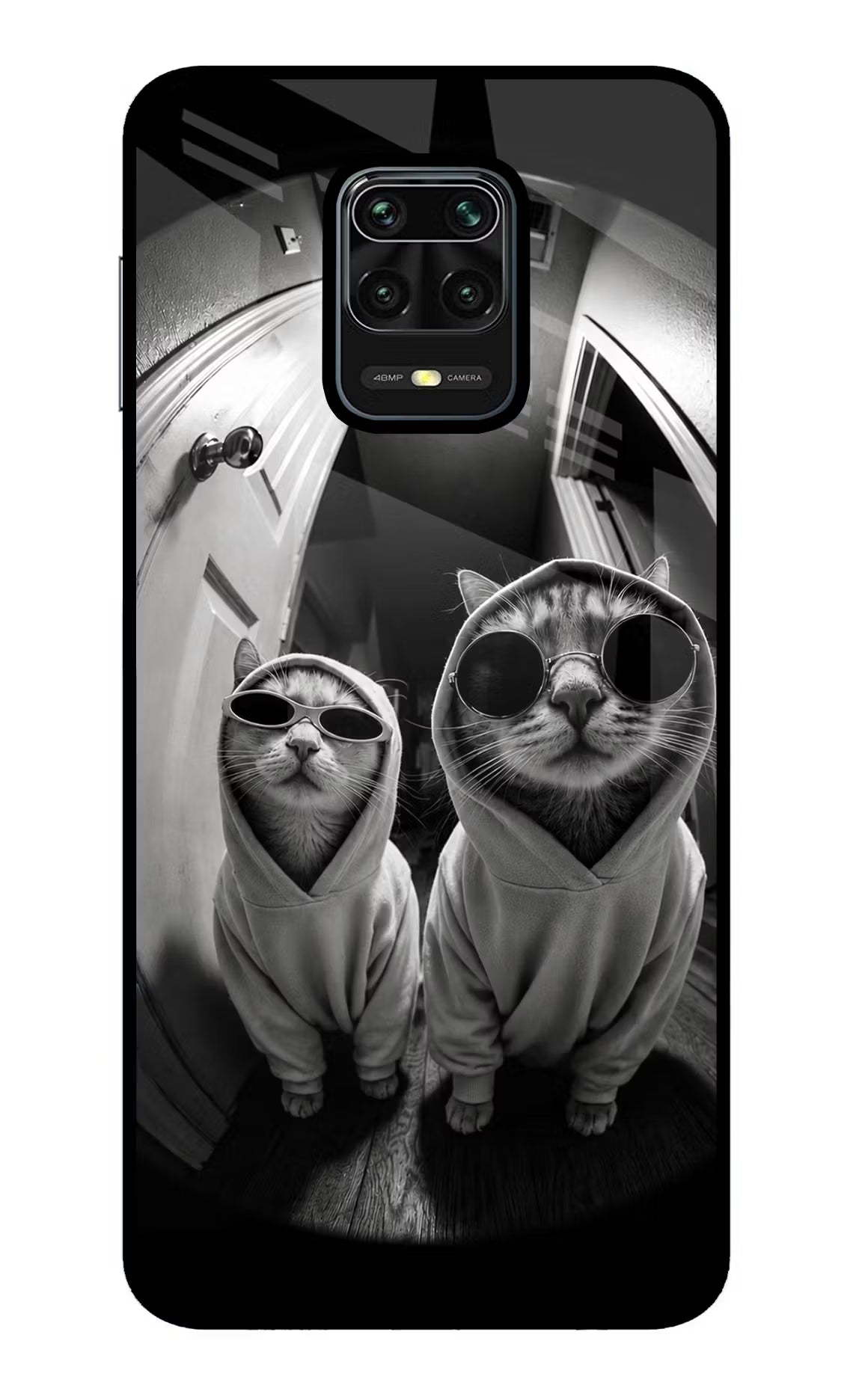 Hood Cats Redmi Note 9 Pro/Pro Max Glass Case - Hood Cats Redmi Note 9 Pro/Pro Max Glass Case Hood Cats Redmi Note 9 Pro/Pro Max Glass Case