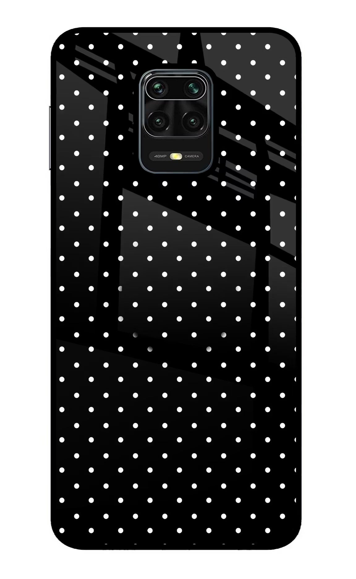 White Dots Redmi Note 9 Pro/Pro Max Glass Case - White Dots Redmi Note 9 Pro/Pro Max Glass Case White Dots Redmi Note 9 Pro/Pro Max Glass Case