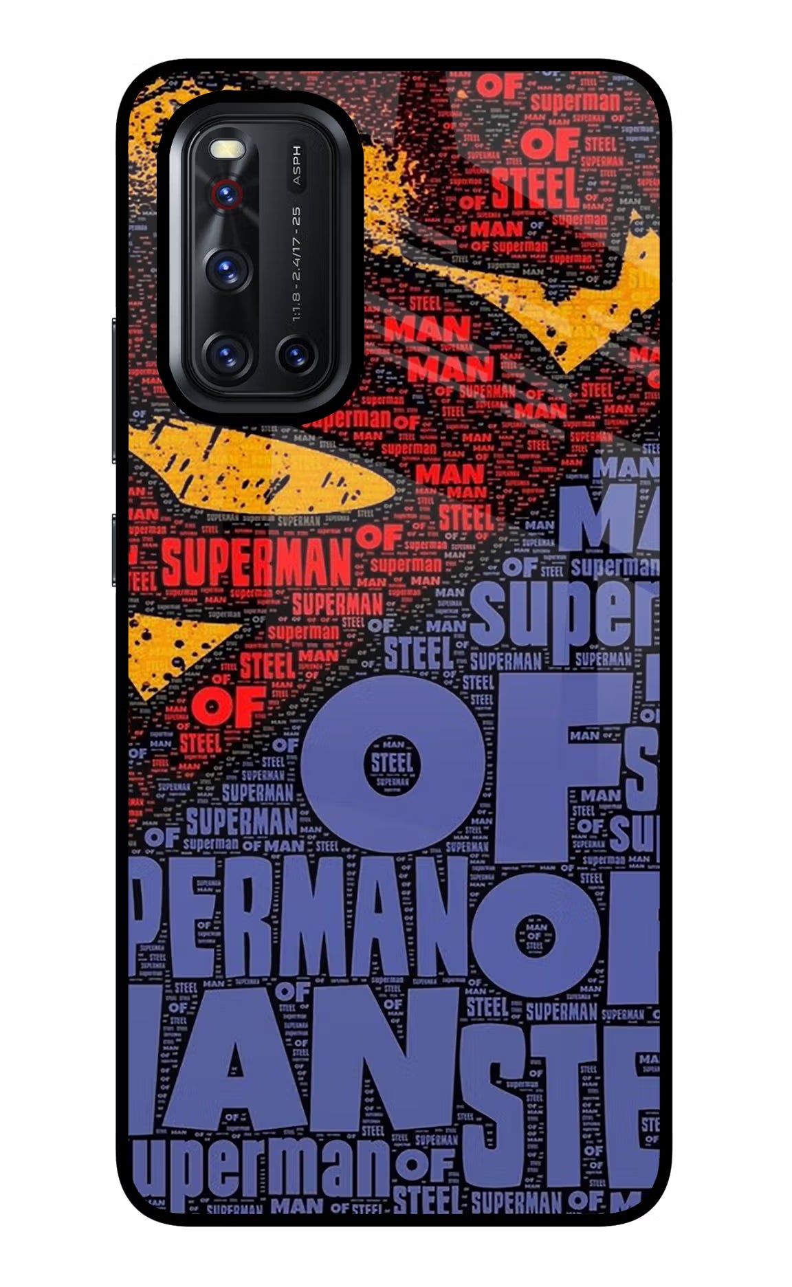Superman Vivo V19 Back Cover - Superman Vivo V19 Glass Case Back Cover by Casekaro Superman Vivo V19 Glass Case Back Cover by Casekaro