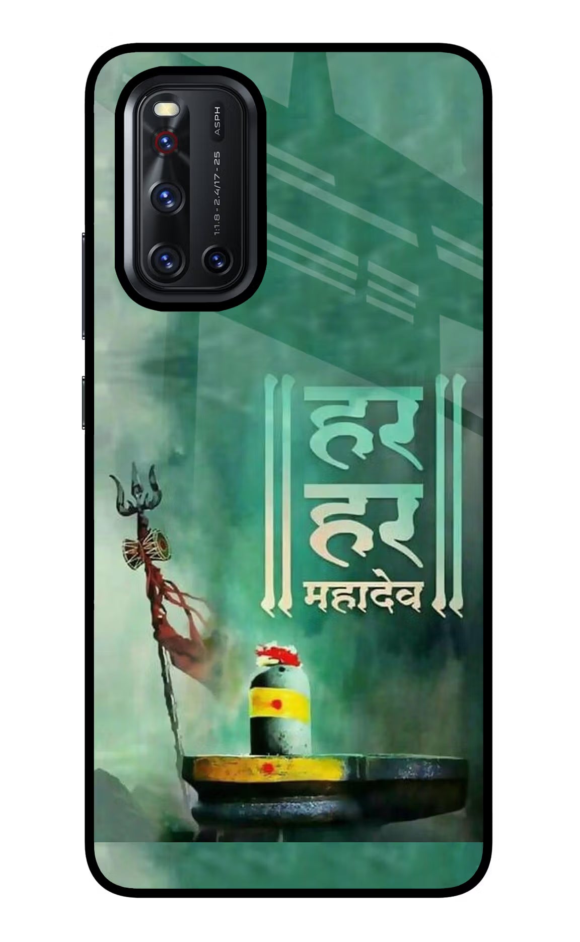 Har Har Mahadev Shivling Vivo V19 Glass Case - Har Har Mahadev Shivling Vivo V19 Glass Case Har Har Mahadev Shivling Vivo V19 Glass Case