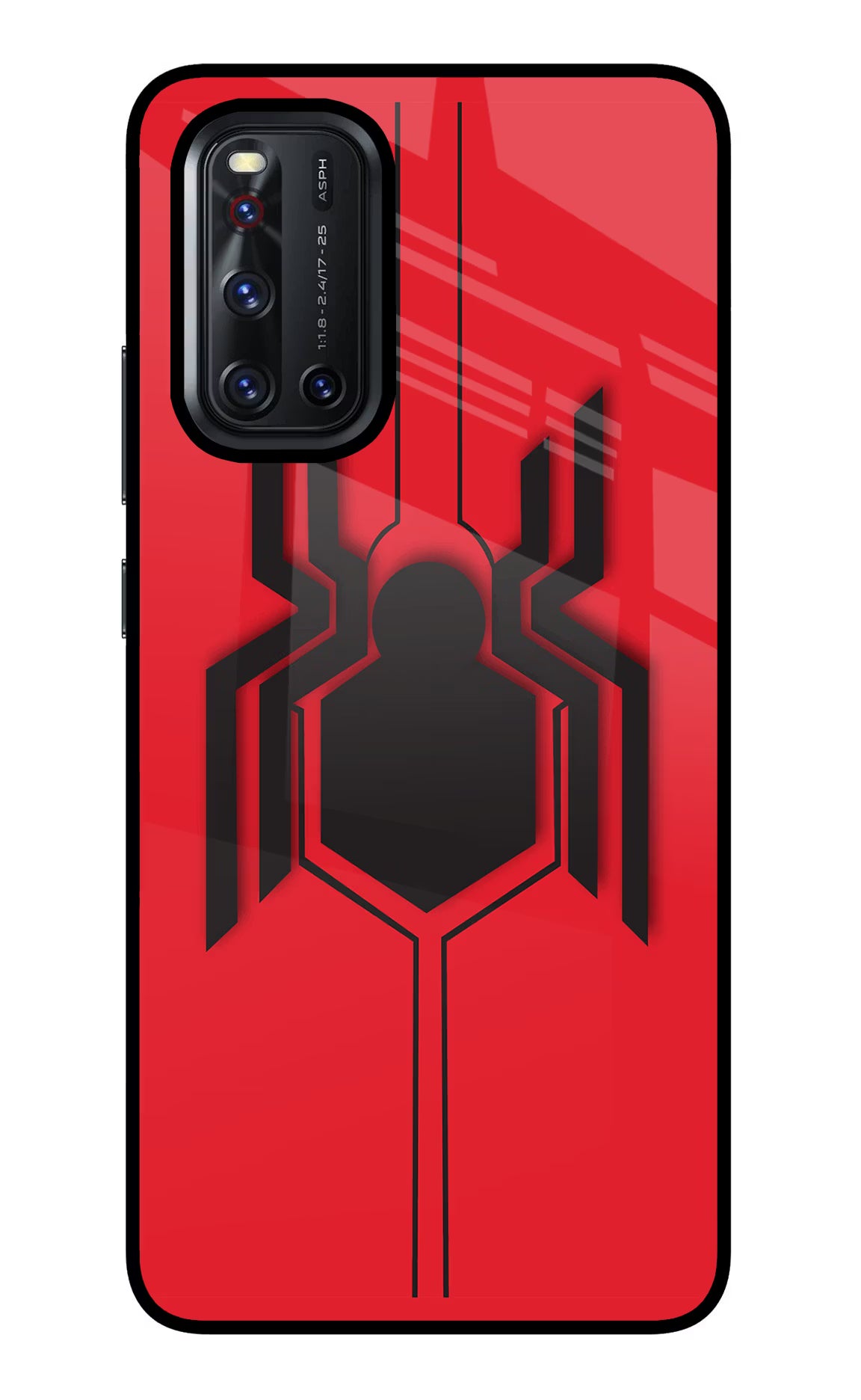 Spider Vivo V19 Back Cover - Spider Vivo V19 Glass Case Back Cover by Casekaro Spider Vivo V19 Glass Case Back Cover by Casekaro