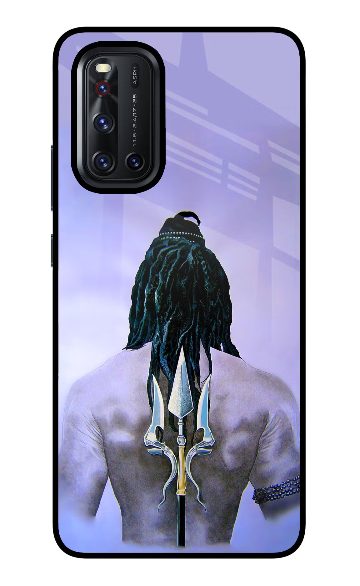 Shiva Vivo V19 Back Cover - Shiva Vivo V19 Glass Case Back Cover by Casekaro Shiva Vivo V19 Glass Case Back Cover by Casekaro