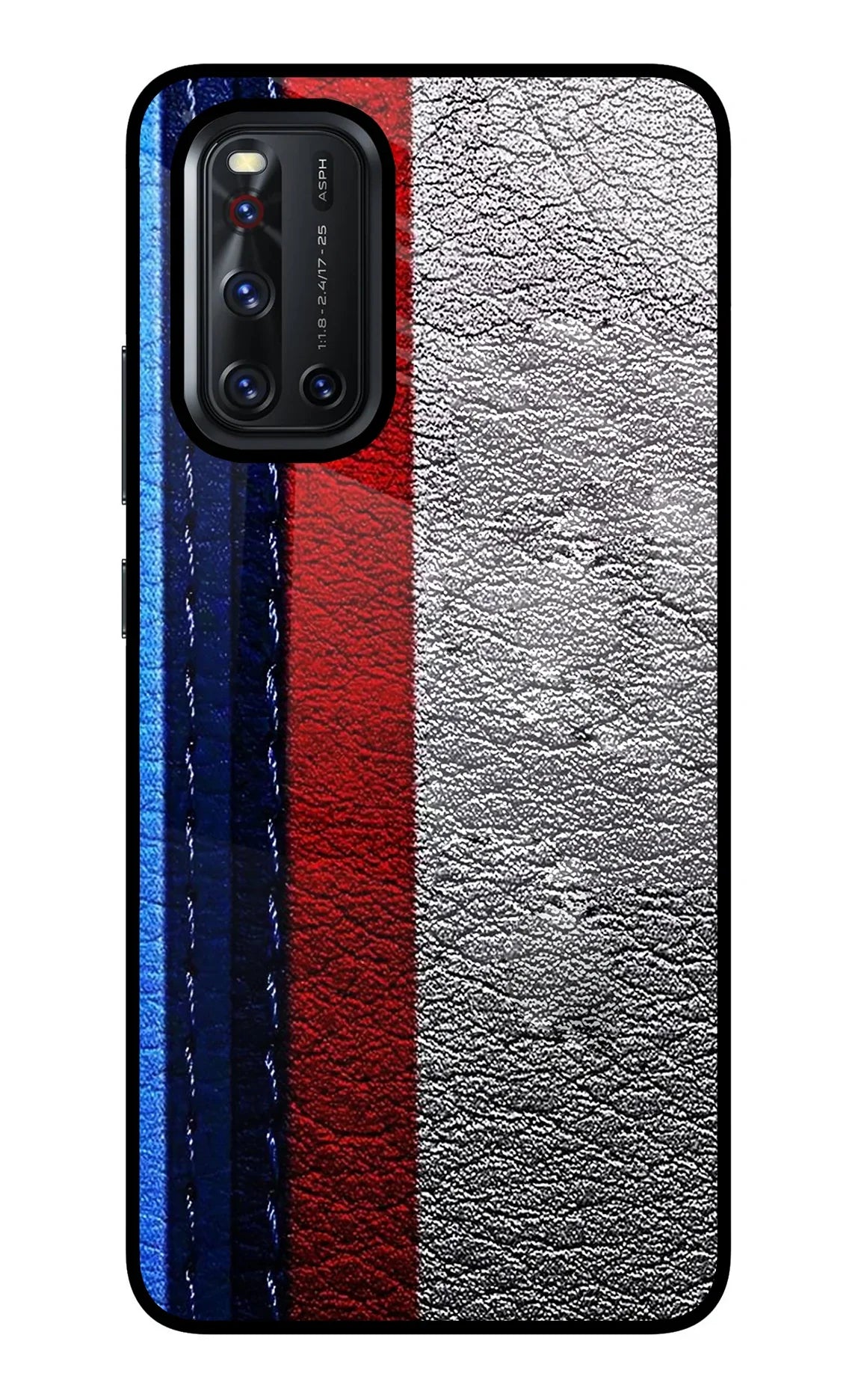 BMW Stripes Vivo V19 Glass Case - BMW Stripes Vivo V19 Glass Case BMW Stripes Vivo V19 Glass Case