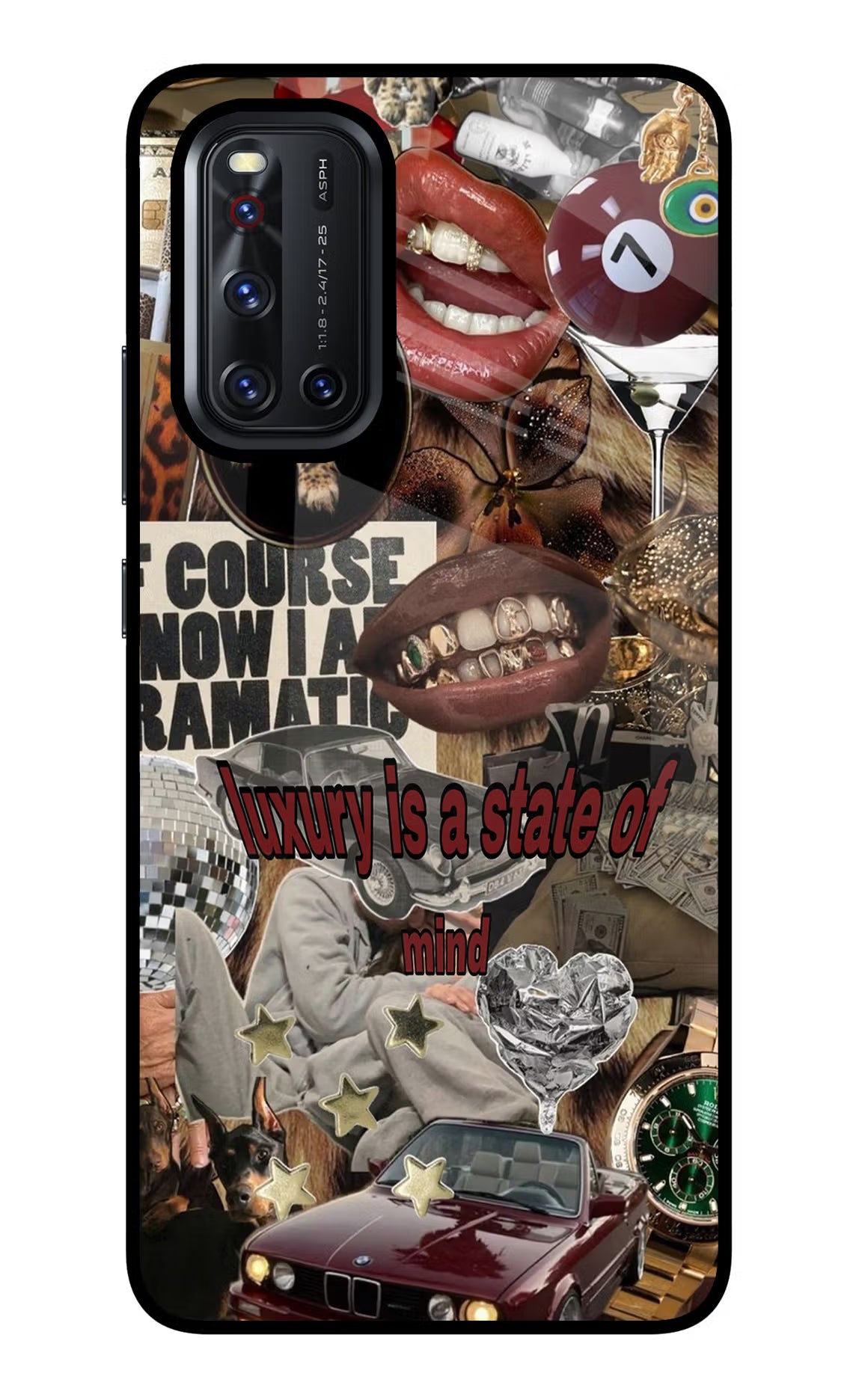 Luxury Vivo V19 Glass Case - Luxury Vivo V19 Glass Case Luxury Vivo V19 Glass Case