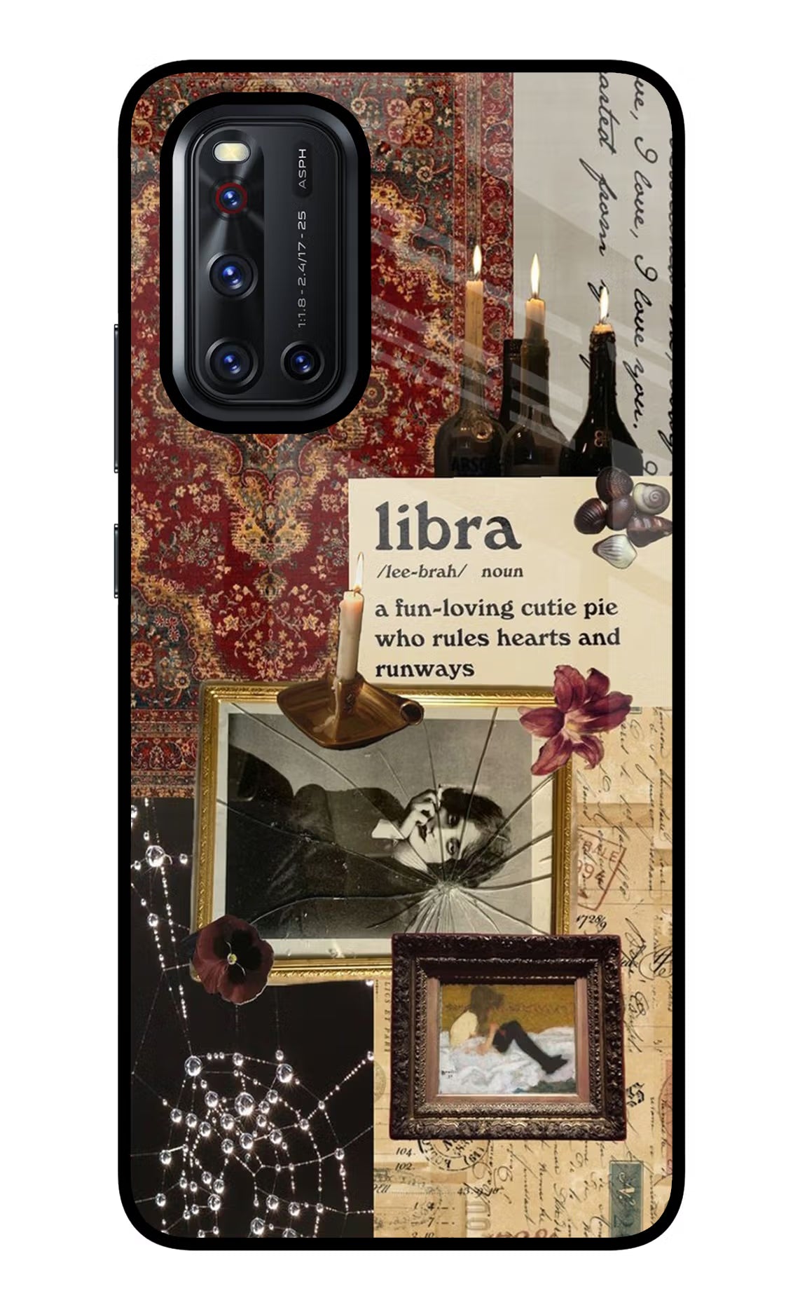 Libra Zodiac Vivo V19 Glass Case - Libra Zodiac Vivo V19 Glass Case Libra Zodiac Vivo V19 Glass Case