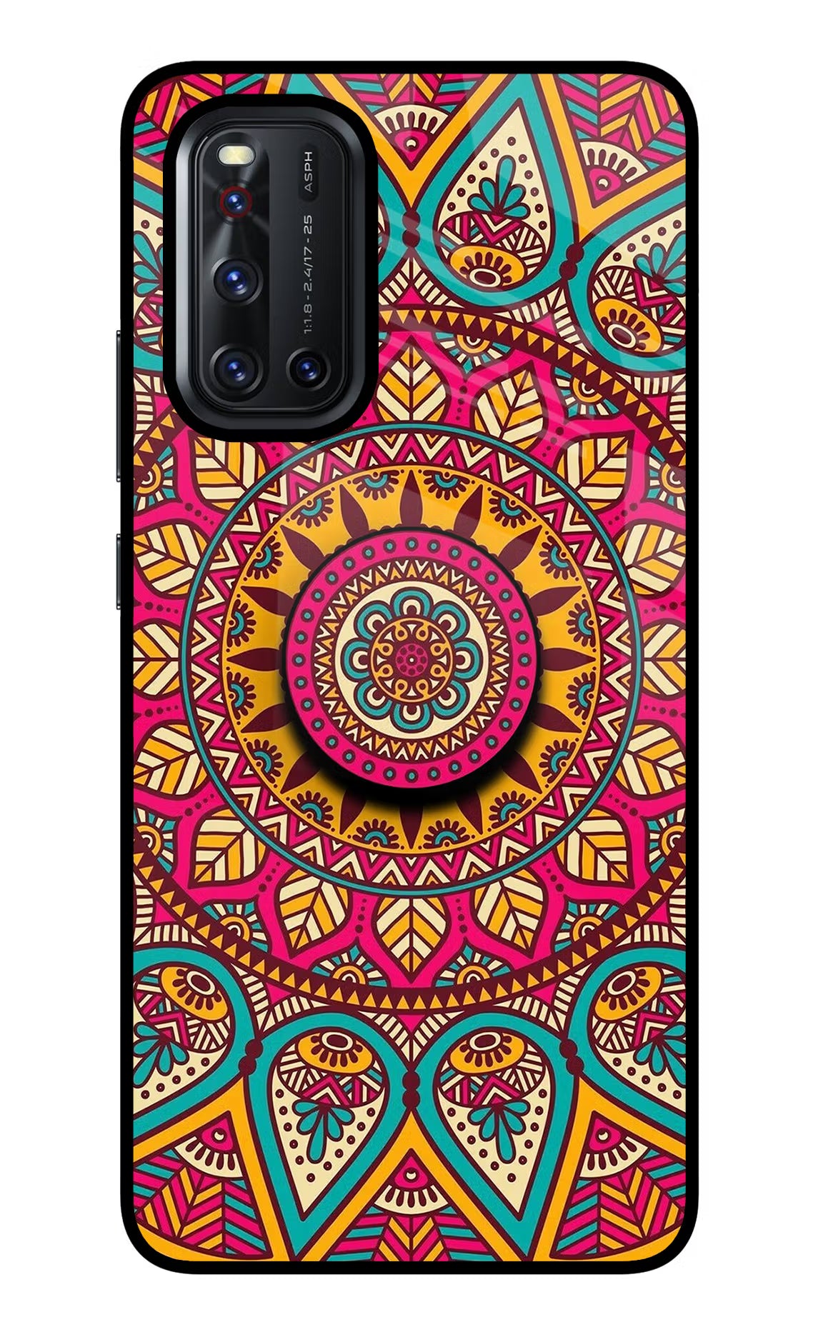 Mandala Vivo V19 Glass Case - Mandala Vivo V19 Glass Case Mandala Vivo V19 Glass Case