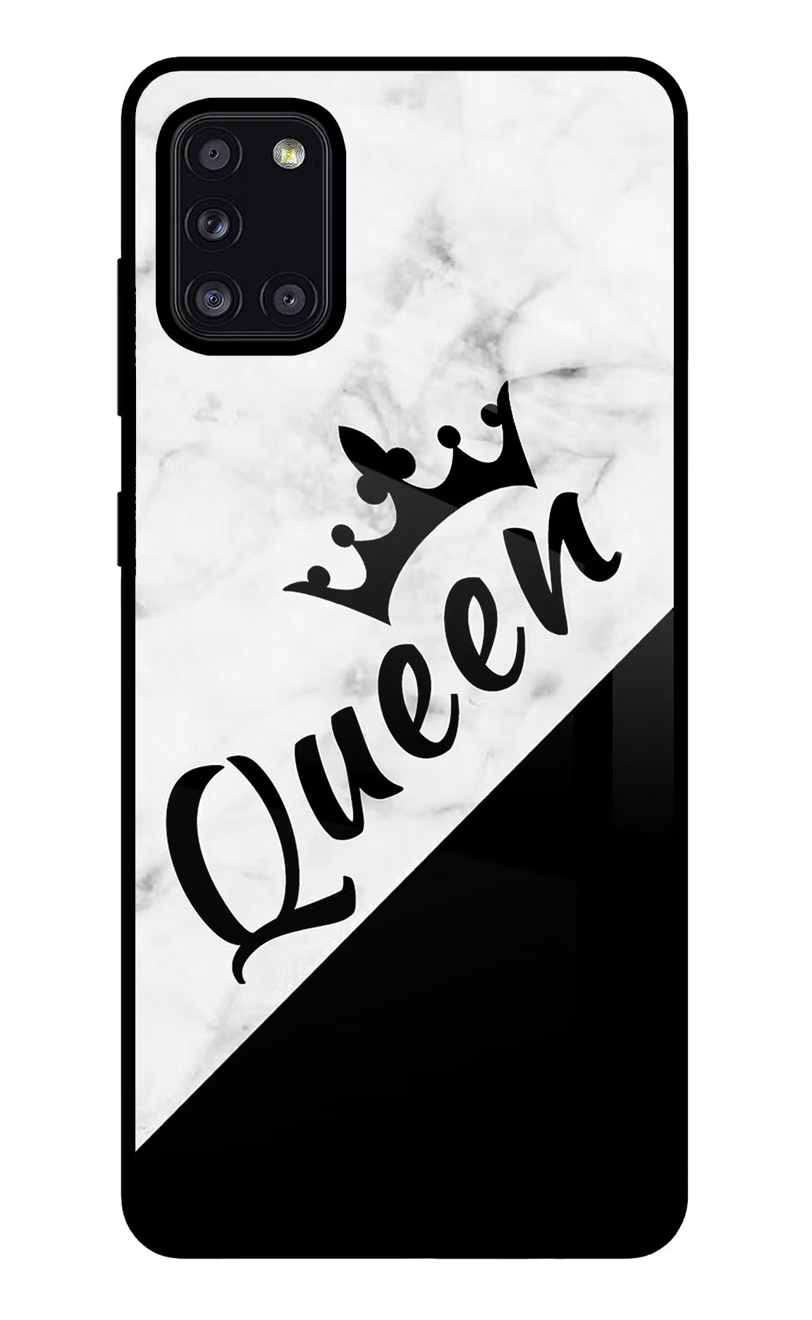 Queen Samsung A31 Glass Case - Queen Samsung A31 Glass Case Queen Samsung A31 Glass Case