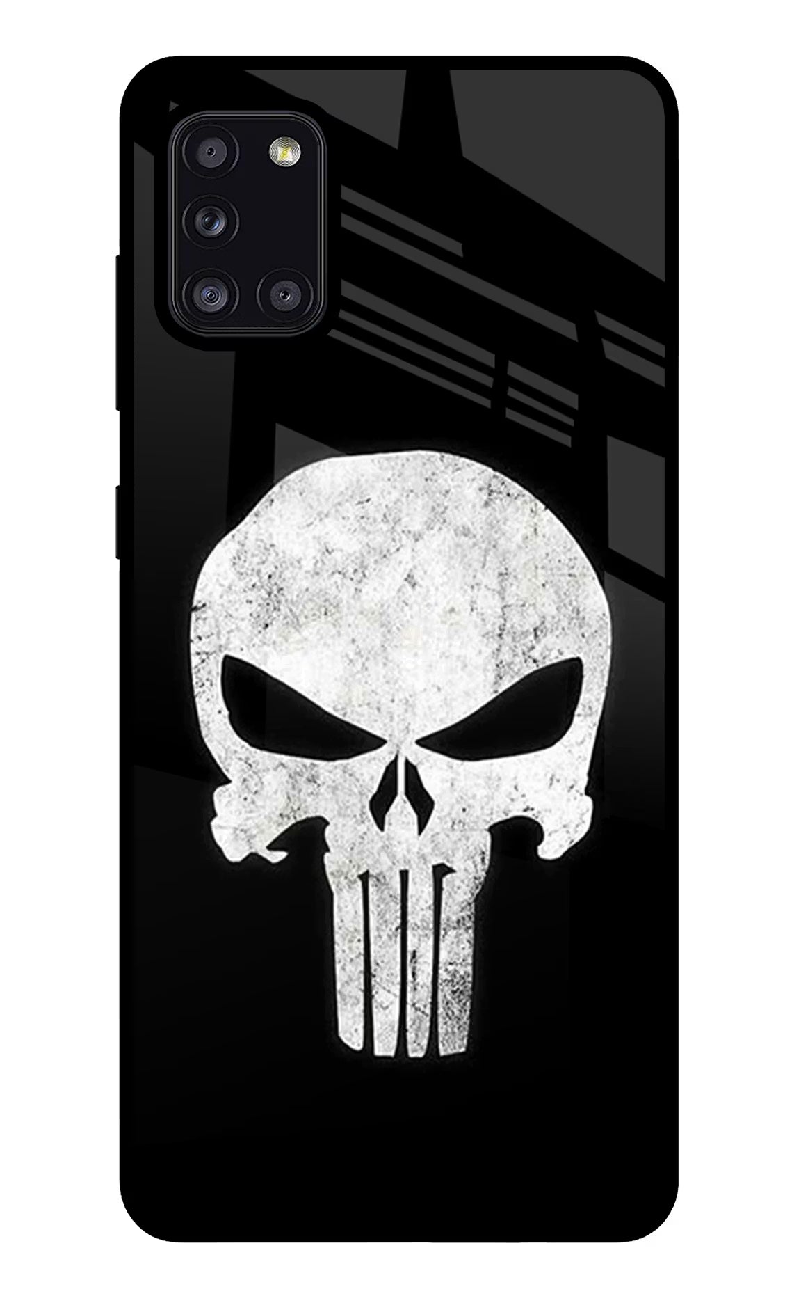 Punisher Skull Samsung A31 Glass Case - Punisher Skull Samsung A31 Glass Case Punisher Skull Samsung A31 Glass Case