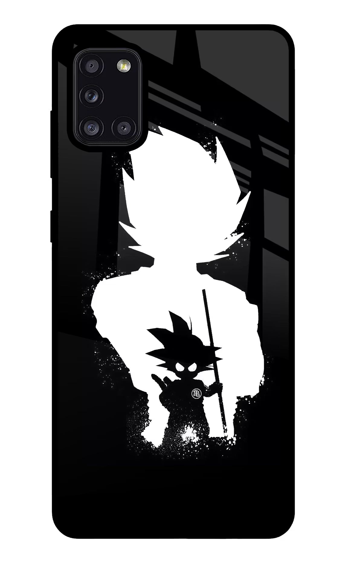 Goku Shadow Samsung A31 Glass Case - Goku Shadow Samsung A31 Glass Case Goku Shadow Samsung A31 Glass Case