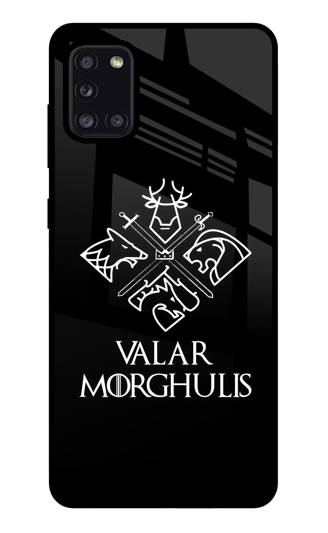 Valar Morghulis | Game Of Thrones Samsung A31 Back Cover - Valar Morghulis | Game Of Thrones Samsung A31 Glass Case Back Cover by Casekaro Valar Morghulis | Game Of Thrones Samsung A31 Glass Case Back Cover by Casekaro