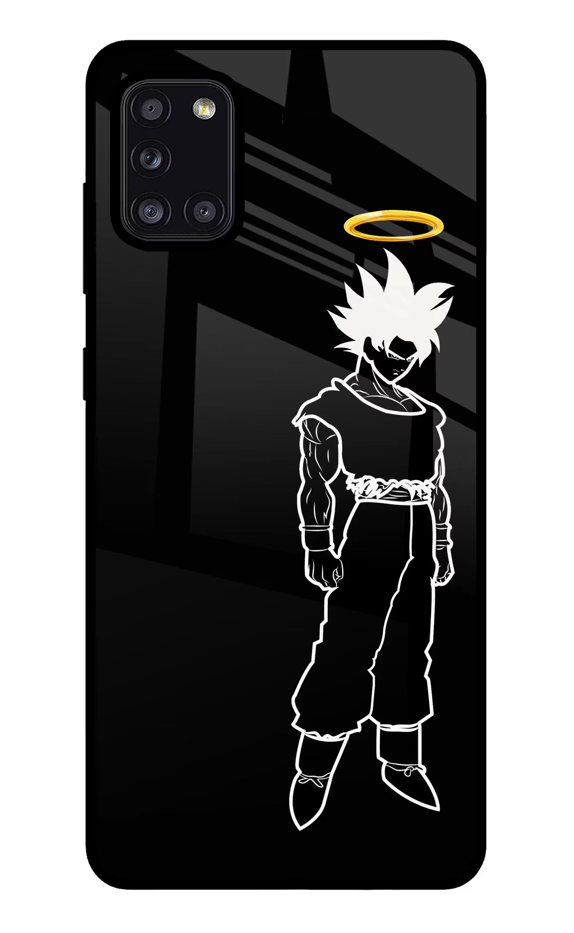DBS Character Samsung A31 Back Cover - DBS Character Samsung A31 Glass Case Back Cover by Casekaro DBS Character Samsung A31 Glass Case Back Cover by Casekaro