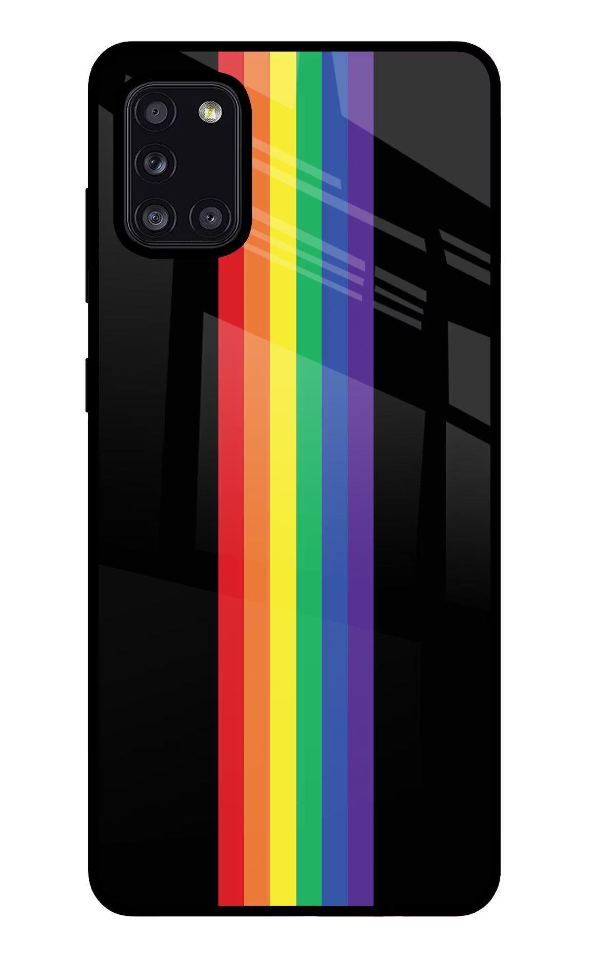 Pride Samsung A31 Back Cover - Pride Samsung A31 Glass Case Back Cover by Casekaro Pride Samsung A31 Glass Case Back Cover by Casekaro