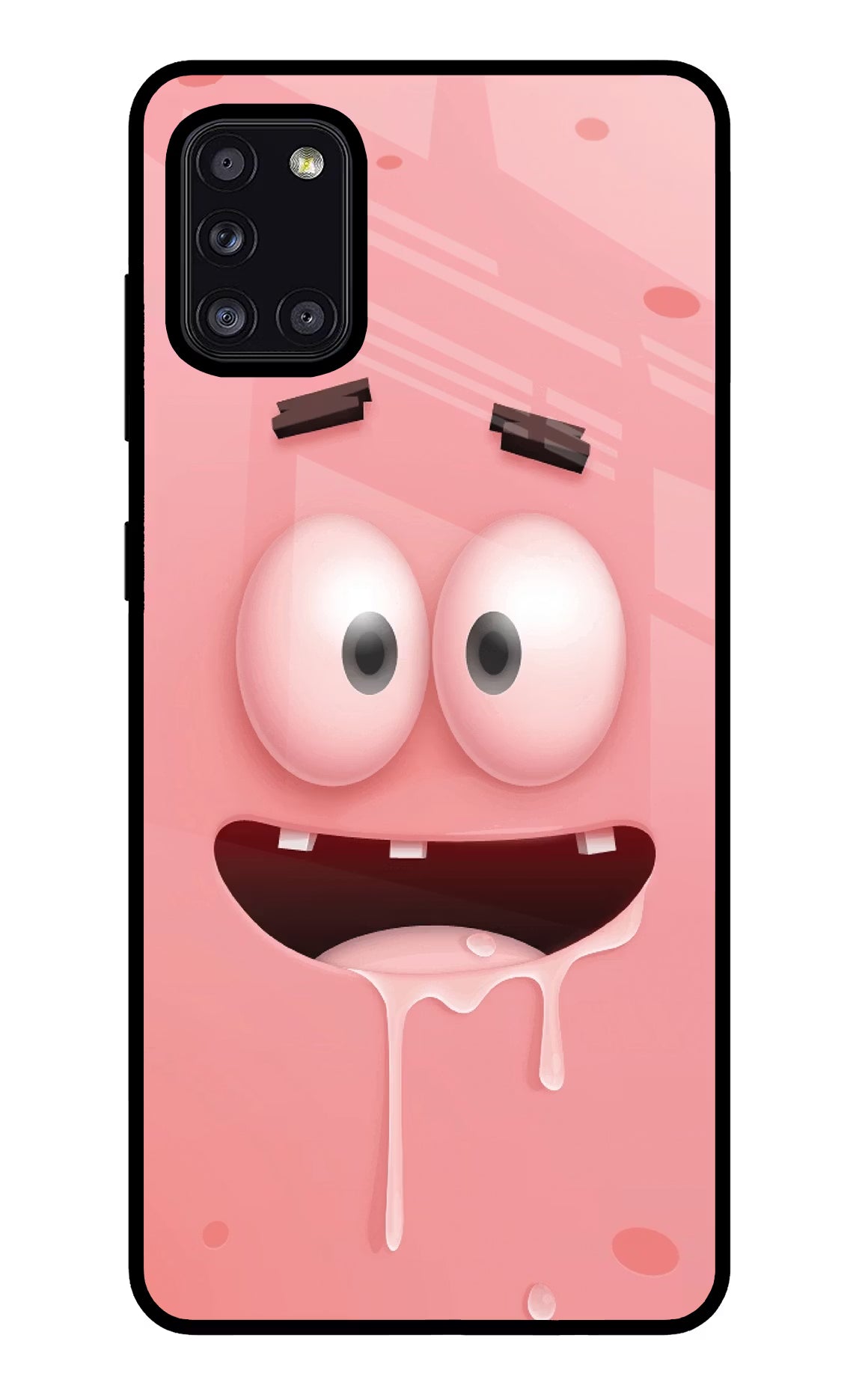 Sponge 2 Samsung A31 Back Cover - Sponge 2 Samsung A31 Glass Case Back Cover by Casekaro Sponge 2 Samsung A31 Glass Case Back Cover by Casekaro