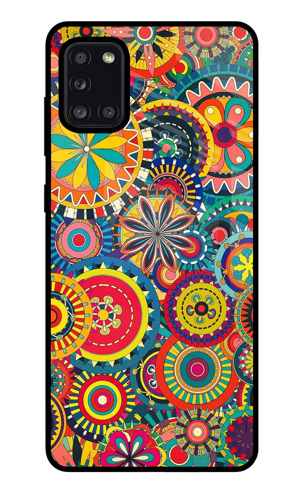 Gol Gol Art Samsung A31 Back Cover - Gol Gol Art Samsung A31 Glass Case Back Cover by Casekaro Gol Gol Art Samsung A31 Glass Case Back Cover by Casekaro