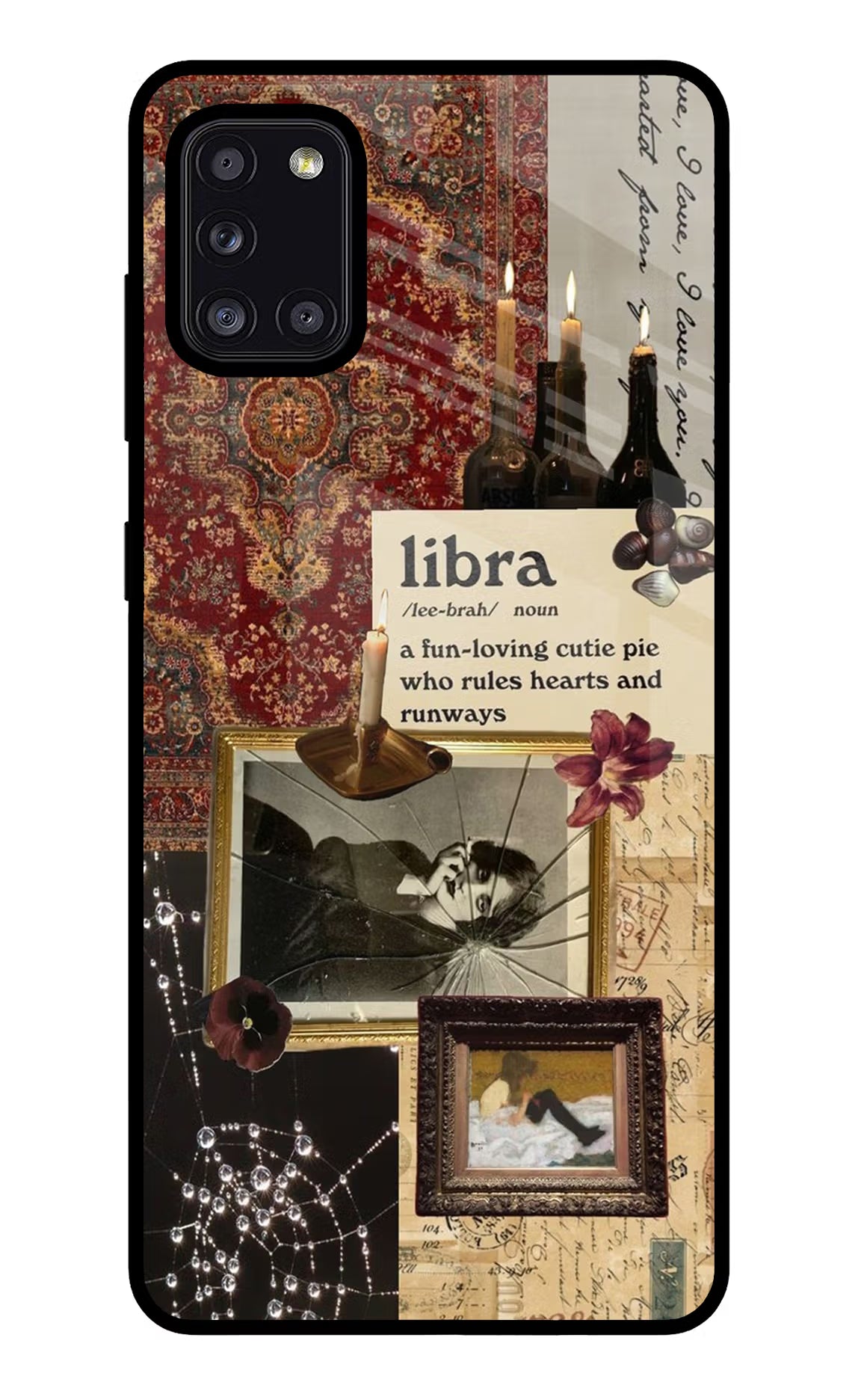 Libra Zodiac Samsung A31 Glass Case - Libra Zodiac Samsung A31 Glass Case Libra Zodiac Samsung A31 Glass Case