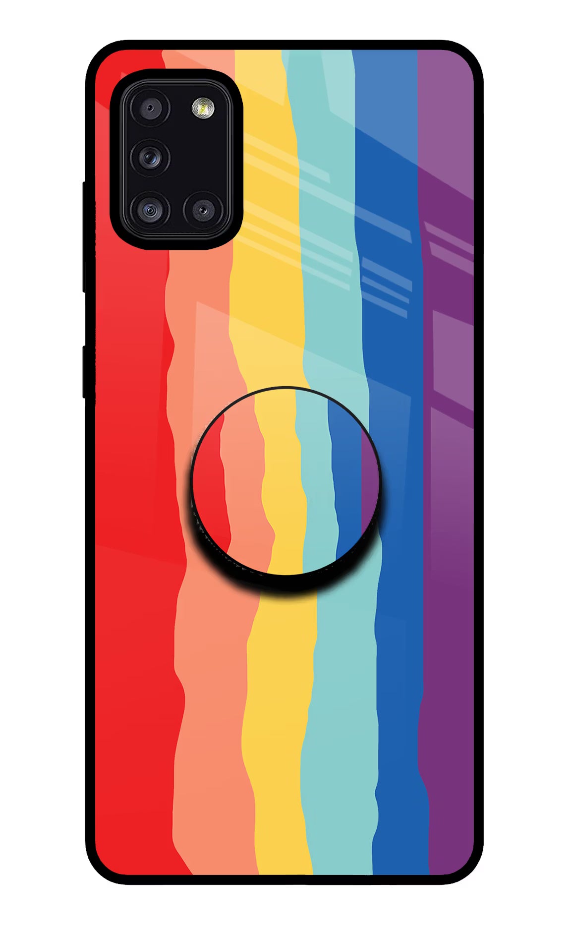 Rainbow Samsung A31 Pop Case - Rainbow Samsung A31 Pop Case by Casekaro Rainbow Samsung A31 Pop Case by Casekaro