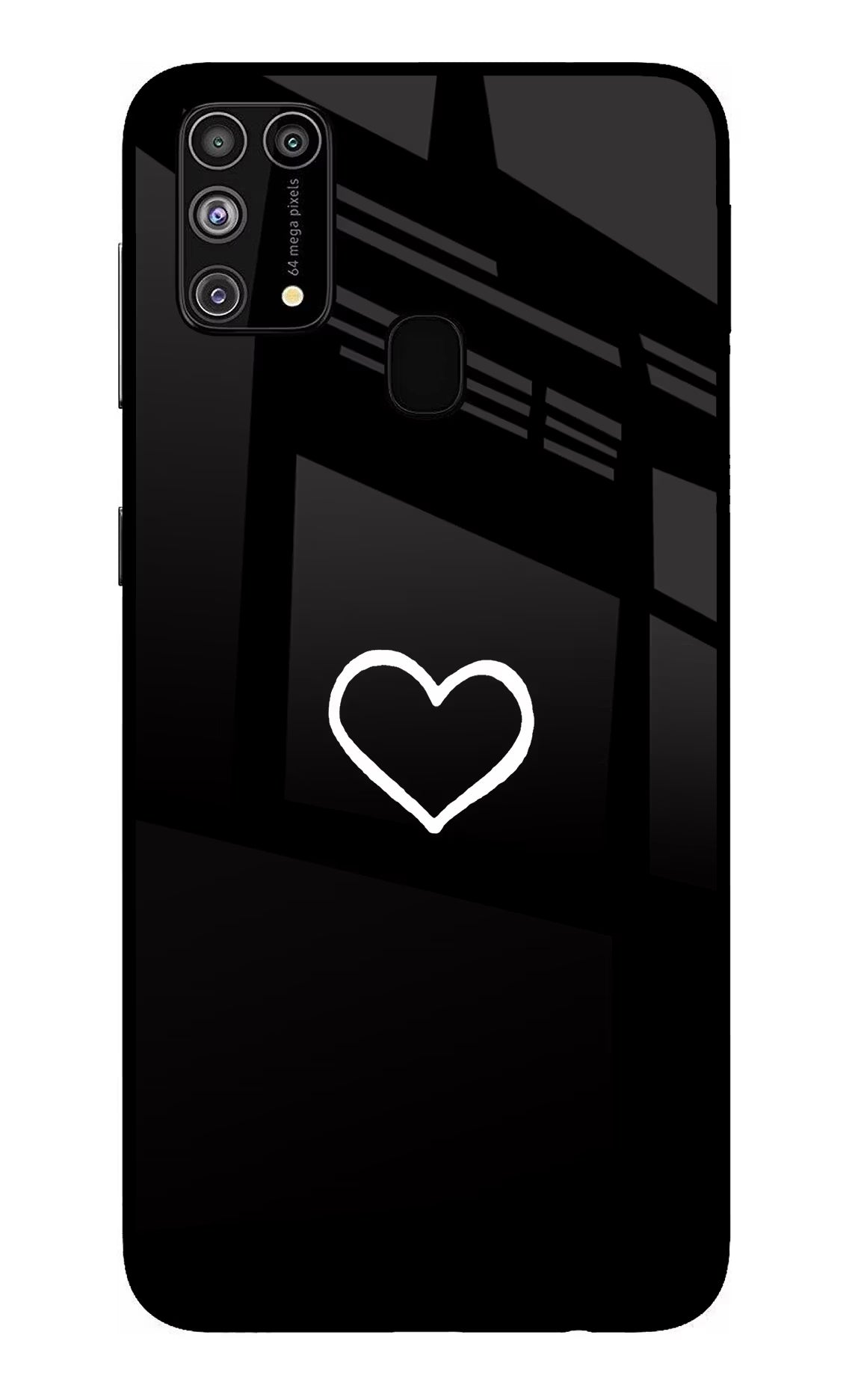 Heart Samsung M31/F41 Glass Case - Heart Samsung M31/F41 Glass Case Heart Samsung M31/F41 Glass Case