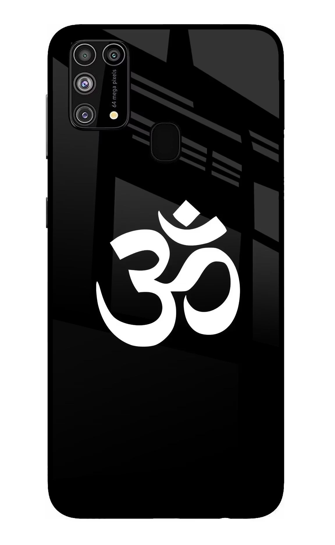 Om Samsung M31/F41 Back Cover - Om Samsung M31/F41 Glass Case Back Cover by Casekaro Om Samsung M31/F41 Glass Case Back Cover by Casekaro