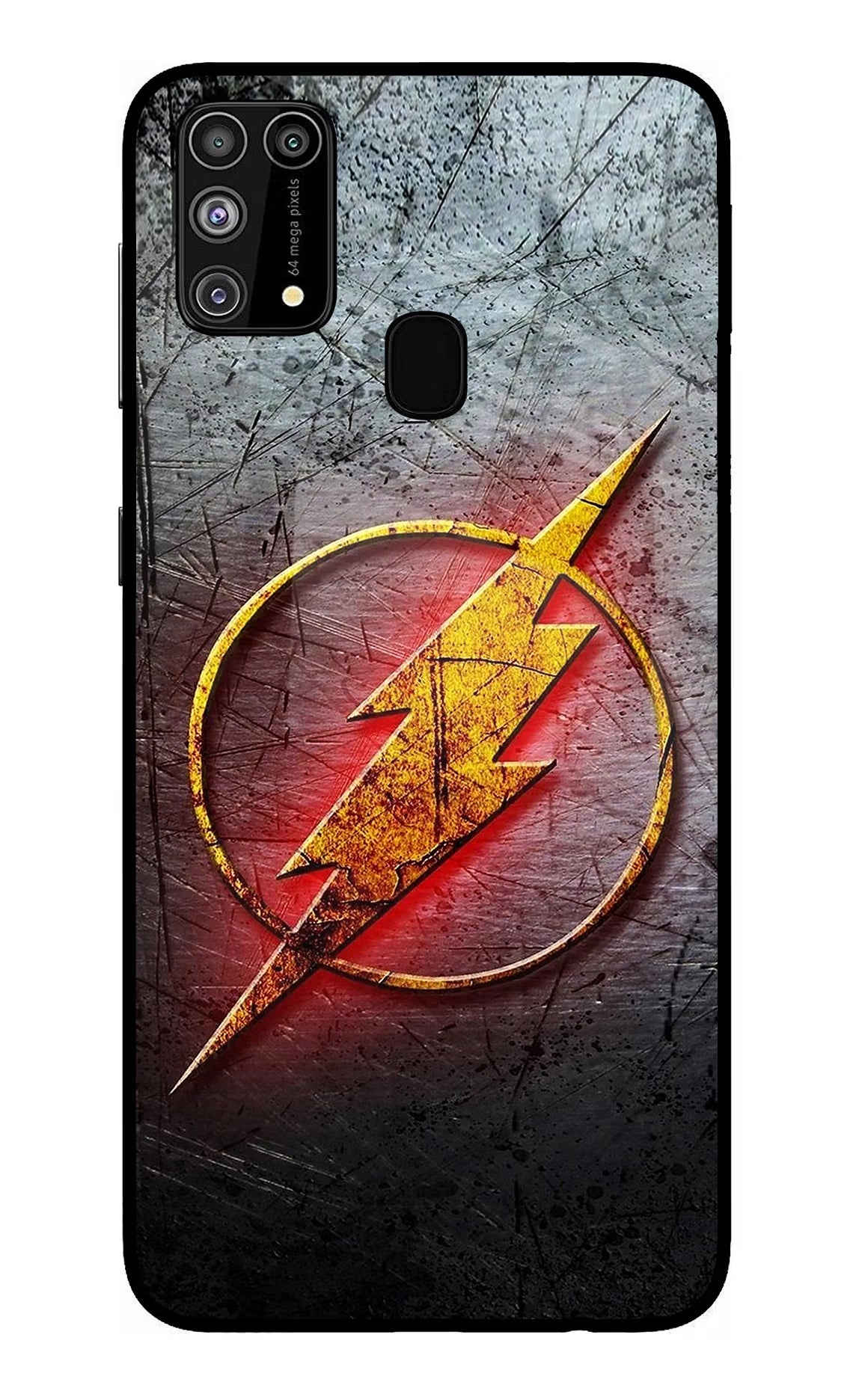 Flash Samsung M31/F41 Back Cover - Flash Samsung M31/F41 Glass Case Back Cover by Casekaro Flash Samsung M31/F41 Glass Case Back Cover by Casekaro