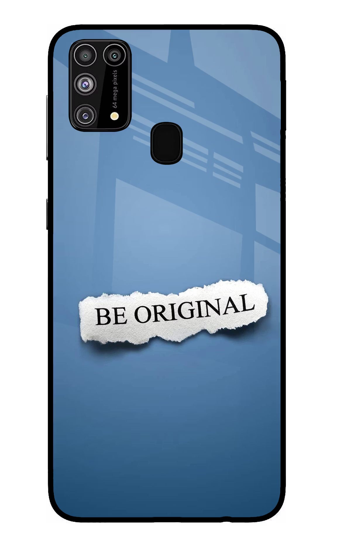 Be Original Samsung M31/F41 Back Cover - Be Original Samsung M31/F41 Glass Case Back Cover by Casekaro Be Original Samsung M31/F41 Glass Case Back Cover by Casekaro
