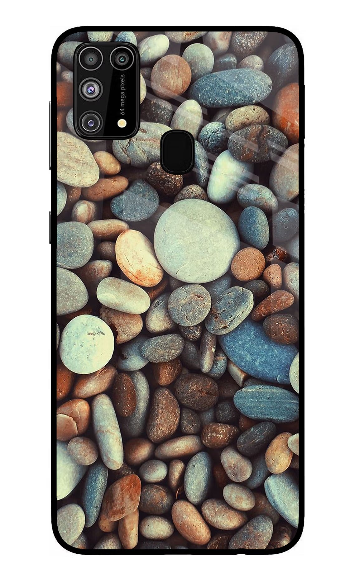 Pebble Samsung M31/F41 Back Cover - Pebble Samsung M31/F41 Glass Case Back Cover by Casekaro Pebble Samsung M31/F41 Glass Case Back Cover by Casekaro