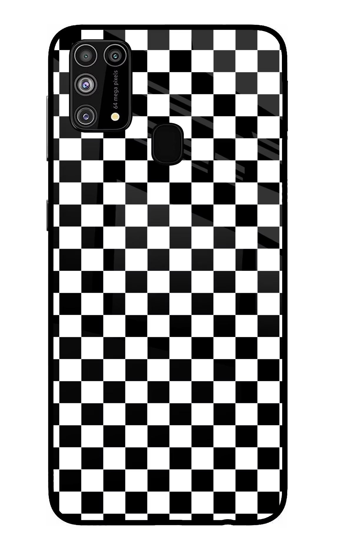 Chess Board Samsung M31/F41 Back Cover - Chess Board Samsung M31/F41 Glass Case Back Cover by Casekaro Chess Board Samsung M31/F41 Glass Case Back Cover by Casekaro