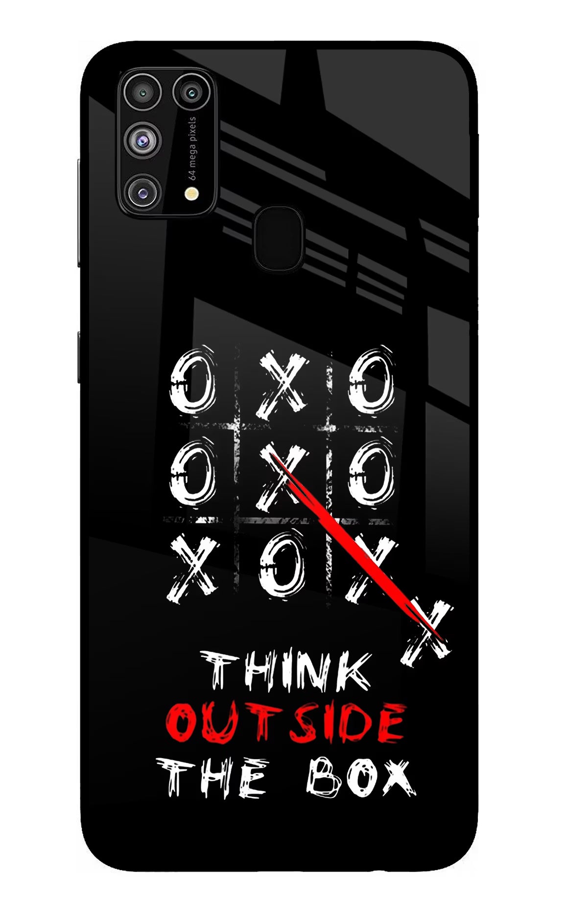 Think out of the BOX Samsung M31/F41 Glass Case - Think out of the BOX Samsung M31/F41 Glass Case Think out of the BOX Samsung M31/F41 Glass Case