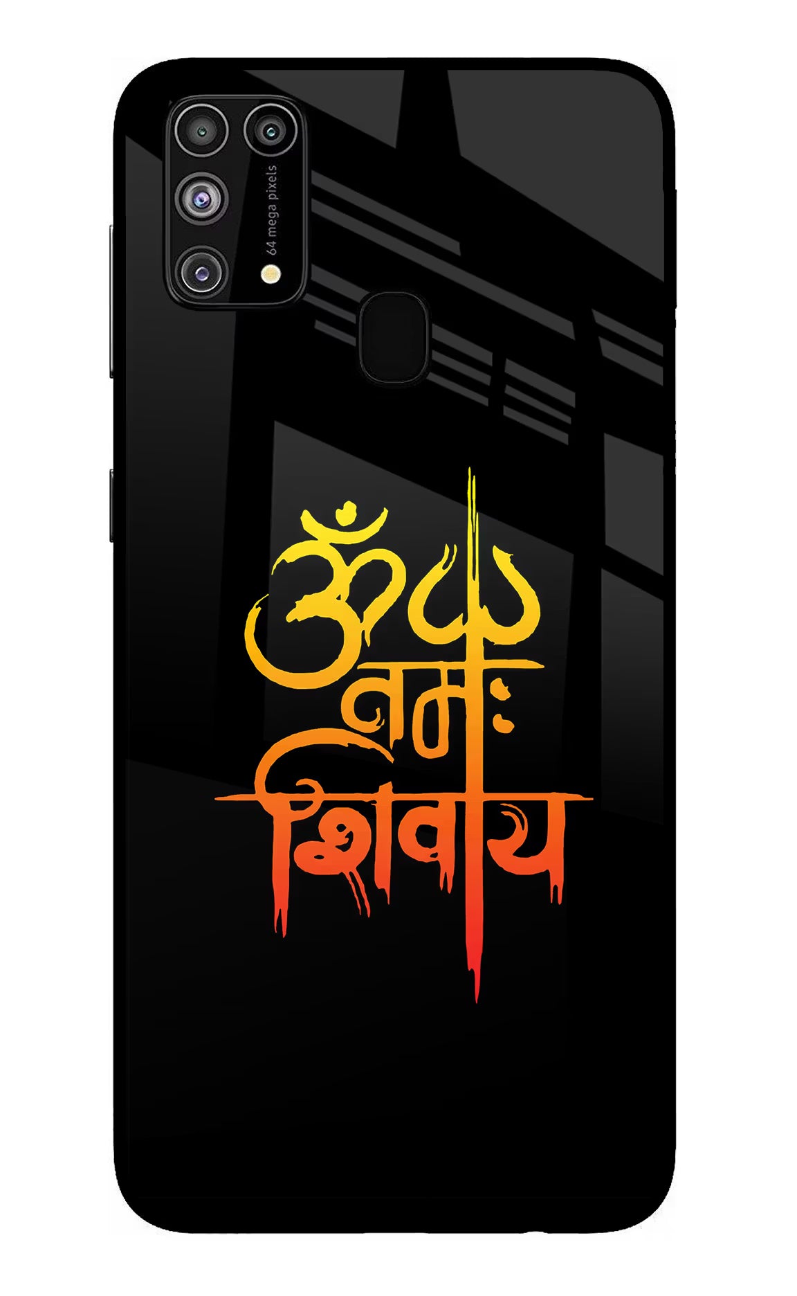 Om Namah Shivay Samsung M31/F41 Glass Case - Om Namah Shivay Samsung M31/F41 Glass Case Om Namah Shivay Samsung M31/F41 Glass Case