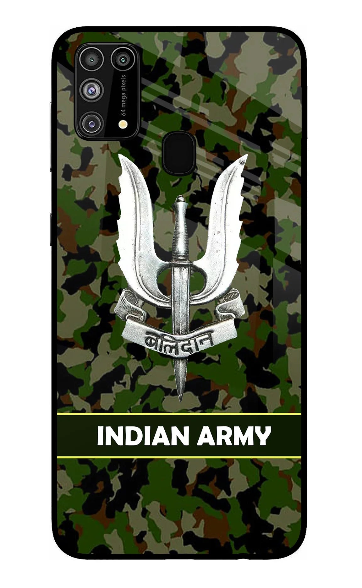 Balidan Indian Logo Samsung M31/F41 Glass Case - Balidan Indian Logo Samsung M31/F41 Glass Case Balidan Indian Logo Samsung M31/F41 Glass Case