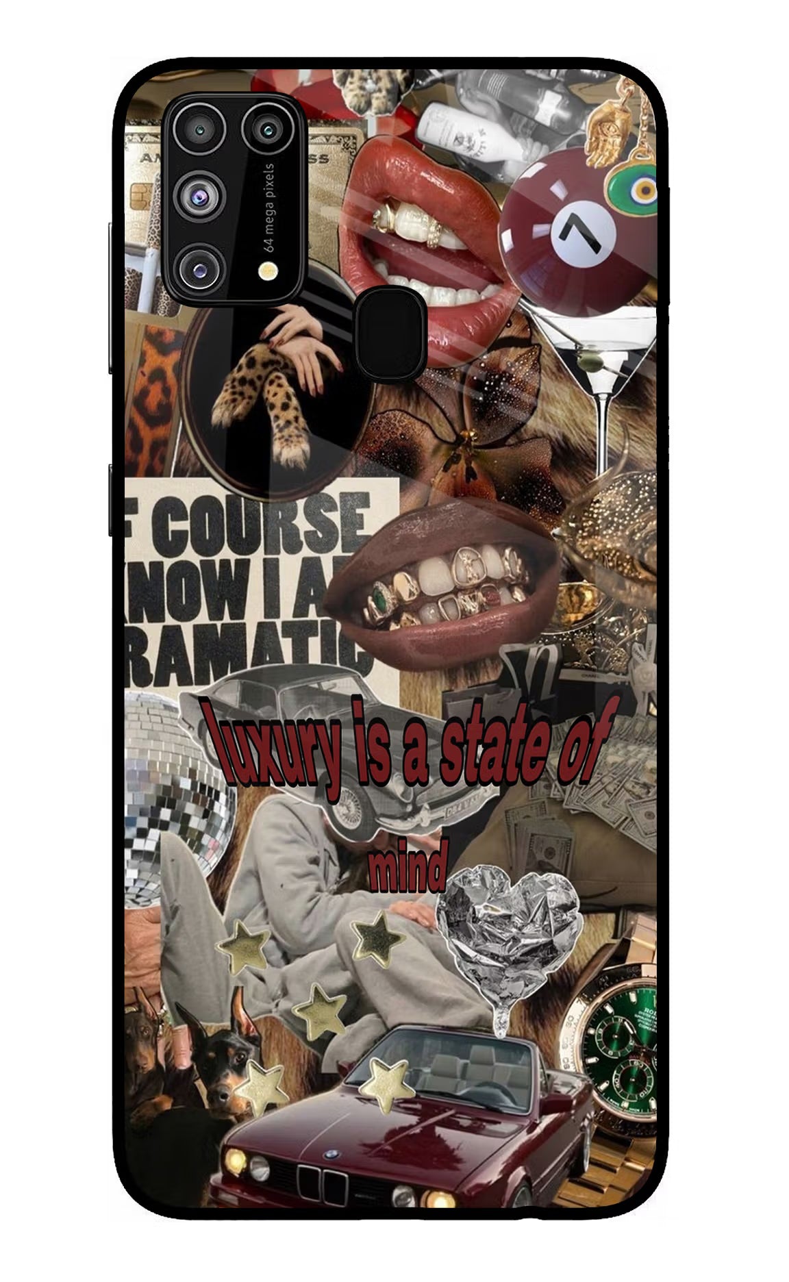 Luxury Samsung M31/F41 Glass Case - Luxury Samsung M31/F41 Glass Case Luxury Samsung M31/F41 Glass Case