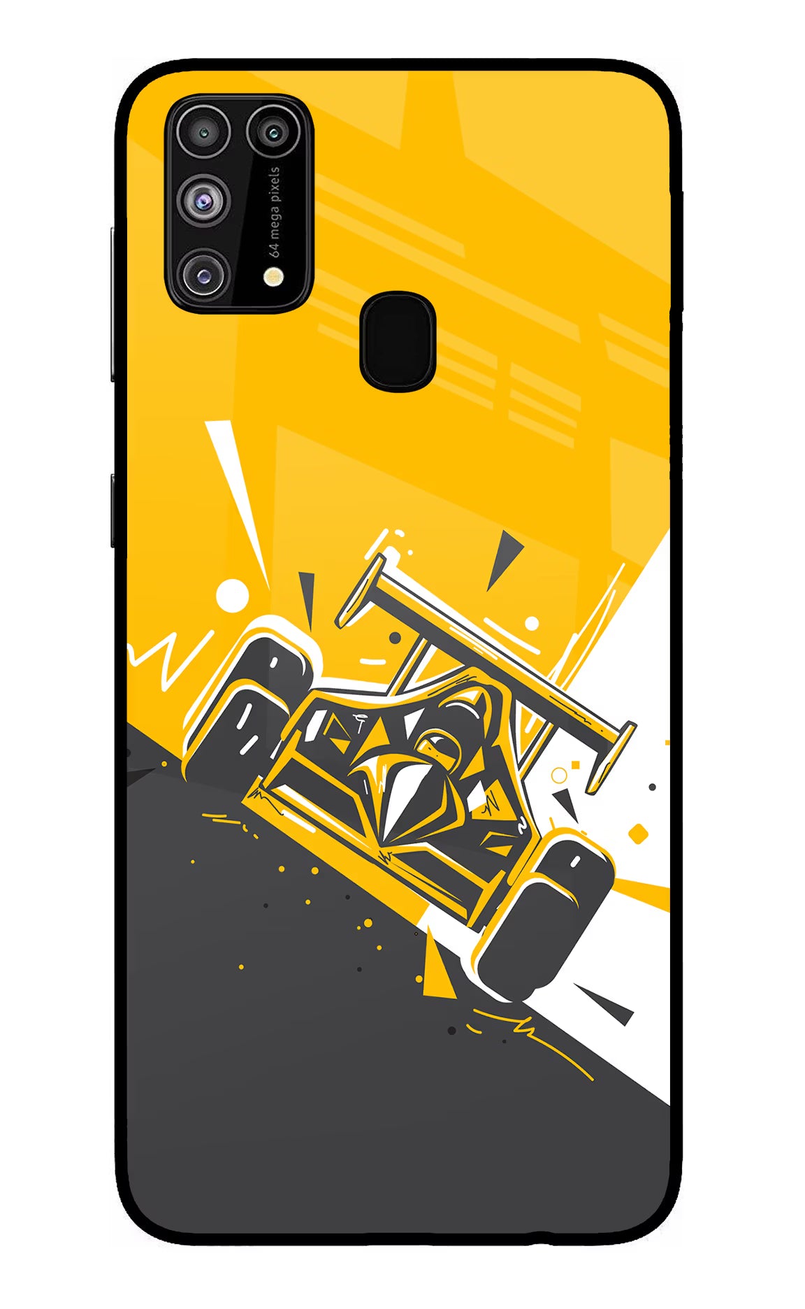 Track King Samsung M31/F41 Glass Case - Track King Samsung M31/F41 Glass Case Track King Samsung M31/F41 Glass Case