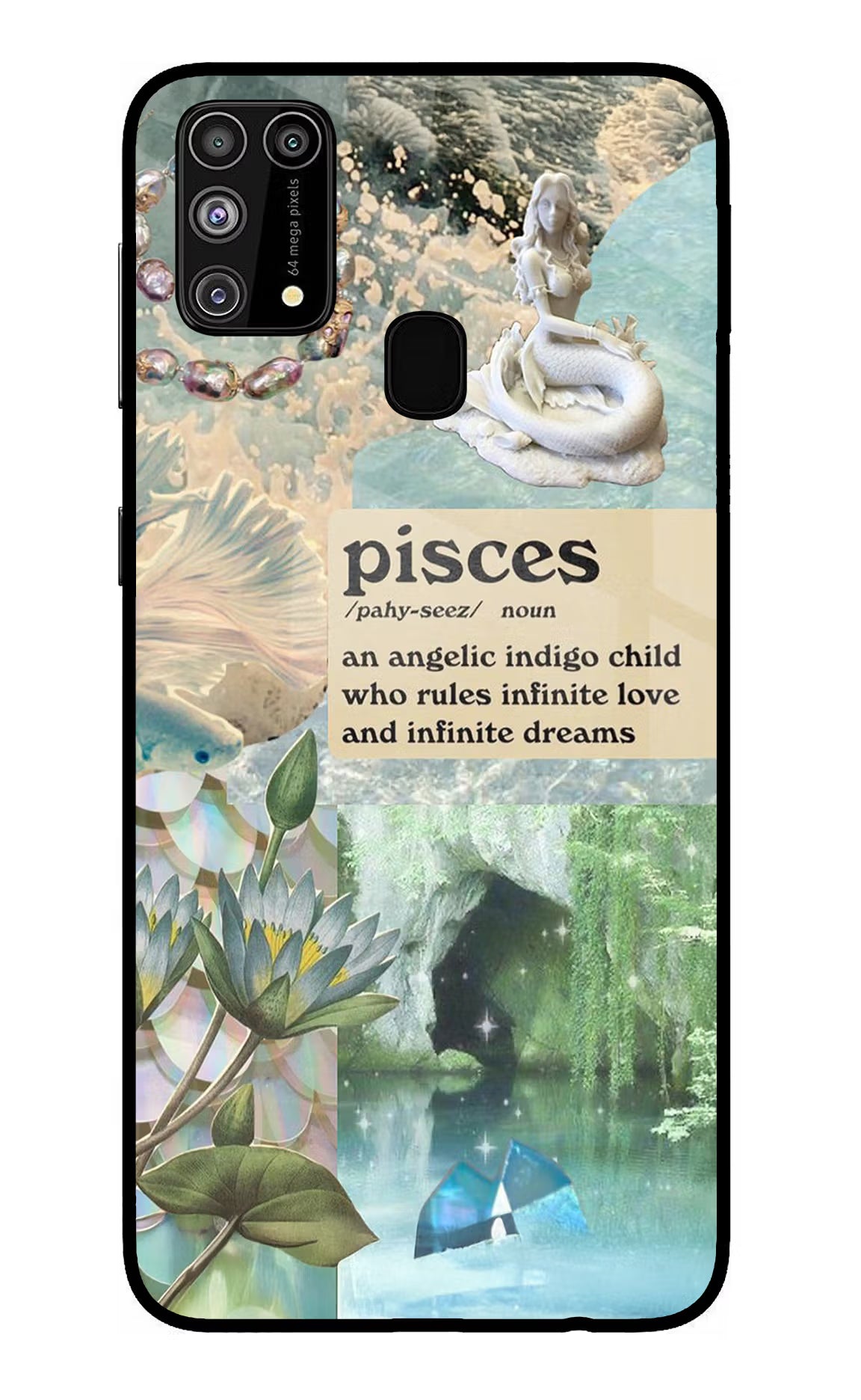 Pisces Zodiac Samsung M31/F41 Glass Case - Pisces Zodiac Samsung M31/F41 Glass Case Pisces Zodiac Samsung M31/F41 Glass Case