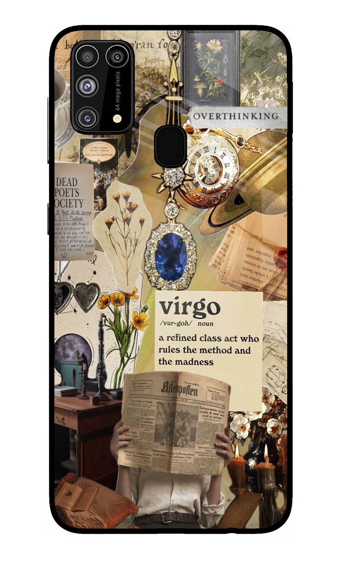 Virgo Zodiac Samsung M31/F41 Glass Case - Virgo Zodiac Samsung M31/F41 Glass Case Virgo Zodiac Samsung M31/F41 Glass Case